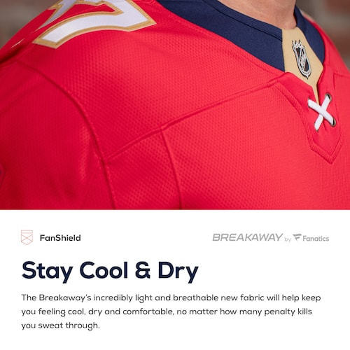 Men's Fanatics Branded Aleksander Barkov Red Florida Panthers Breakaway Jersey - vstockx