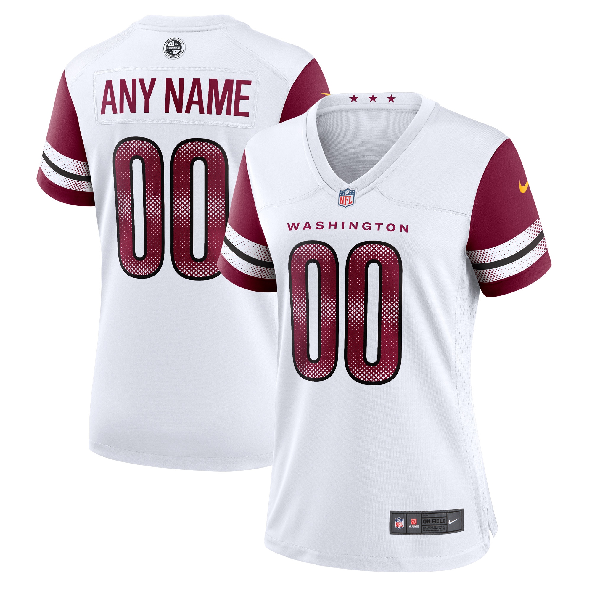 Washington Commanders Nike Women's Game Custom Player Jersey - White - vstockx