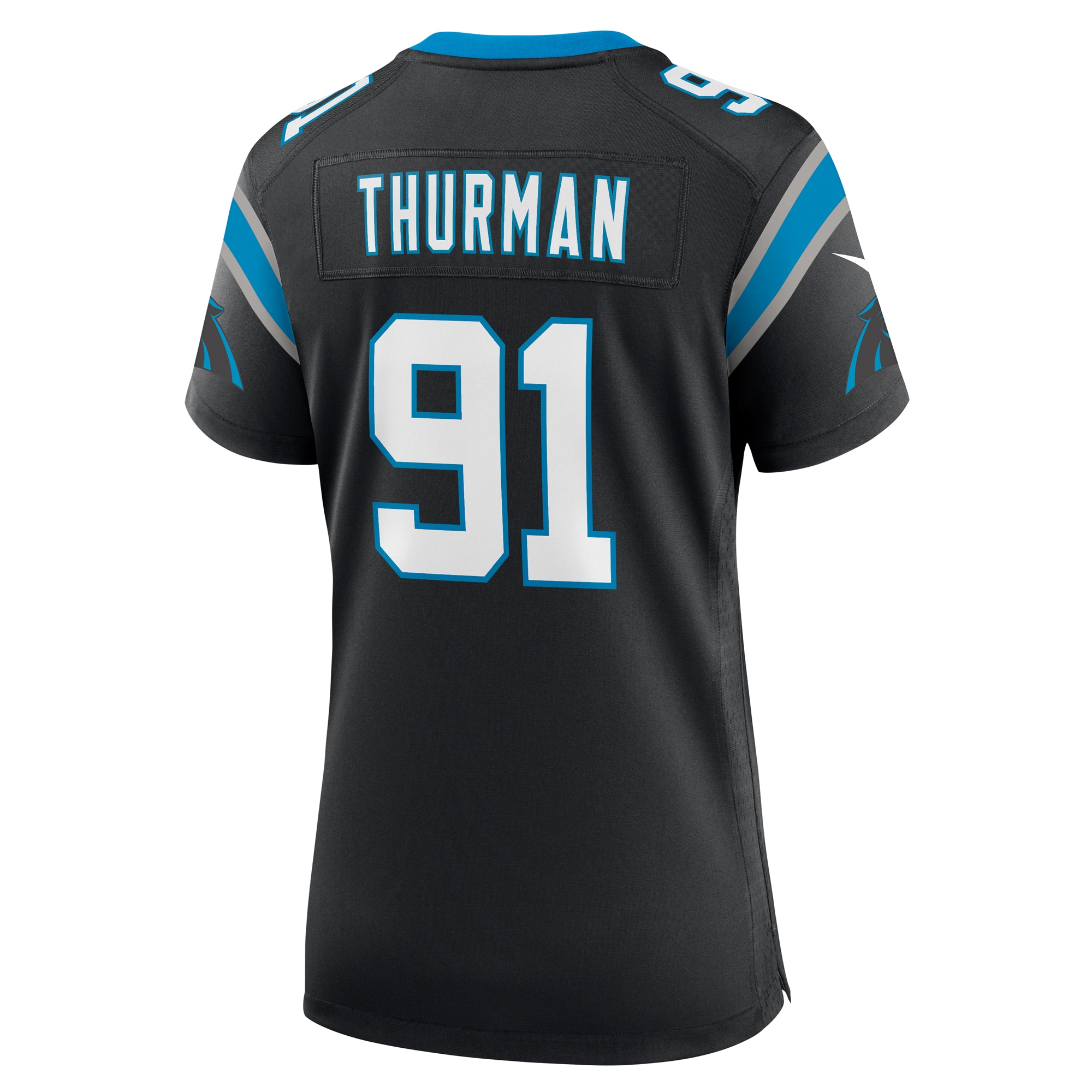 Nick Thurman Carolina Panthers Nike Women's Team Game Jersey - Black - vstockx
