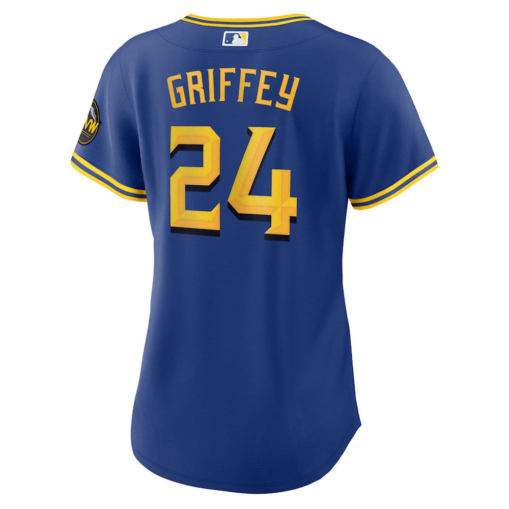 Women's Seattle Mariners Ken Griffey Jr. 2023 City Connect Replica Jersey - Royal - vstockx
