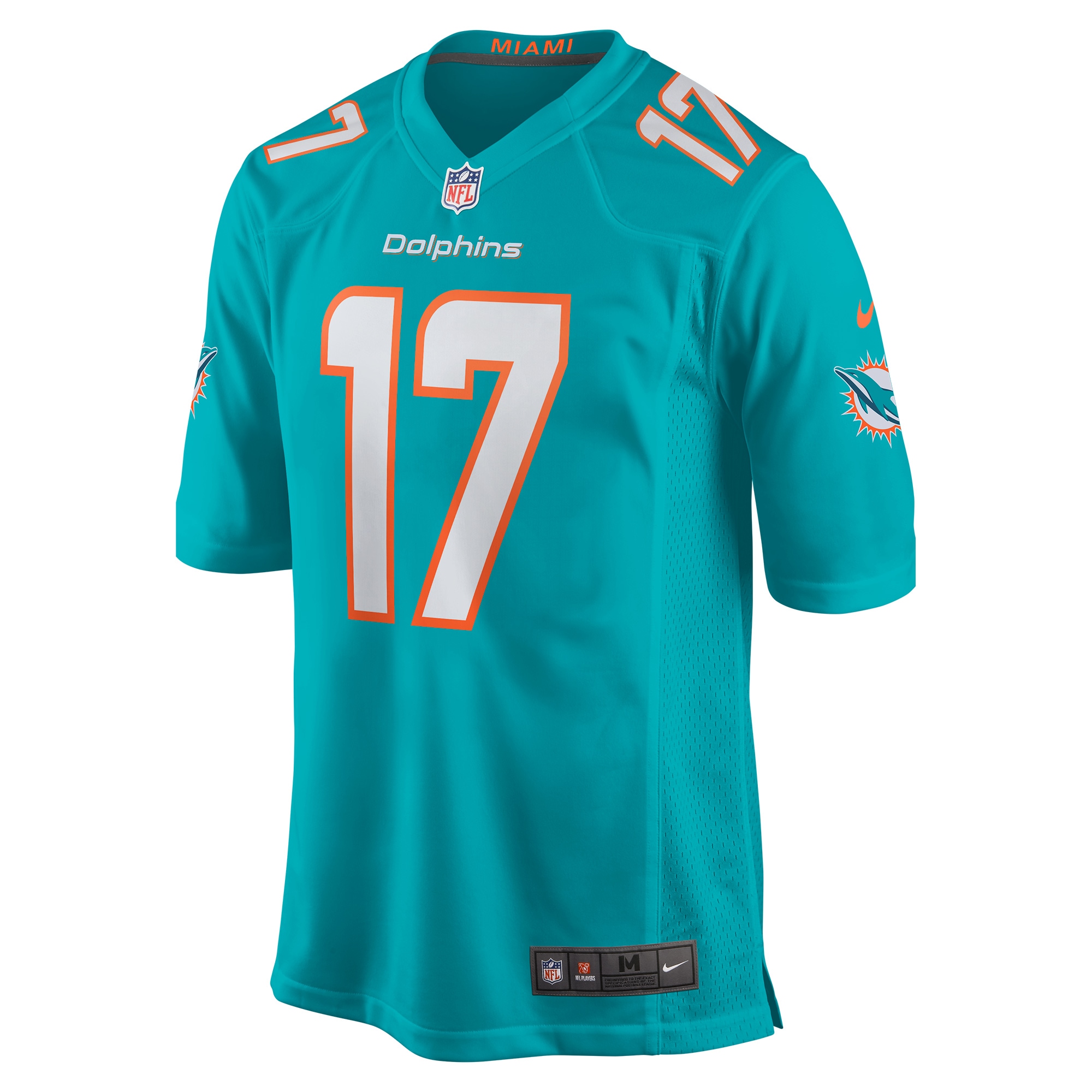 Jaylen Waddle Miami Dolphins Nike Game Jersey - Aqua - vstockx