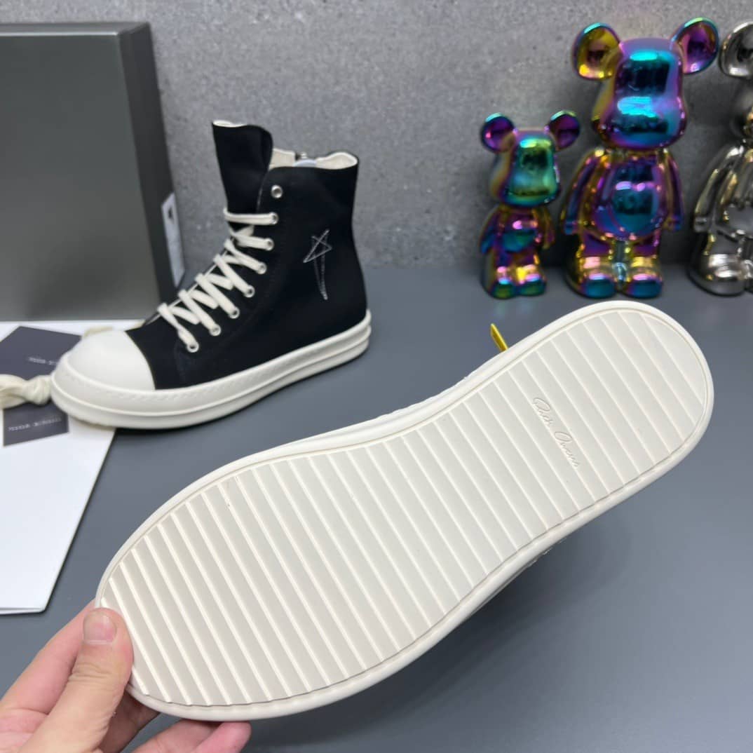 Rick Owens DRKSHDW Luxor High Black Pearl - vstockx