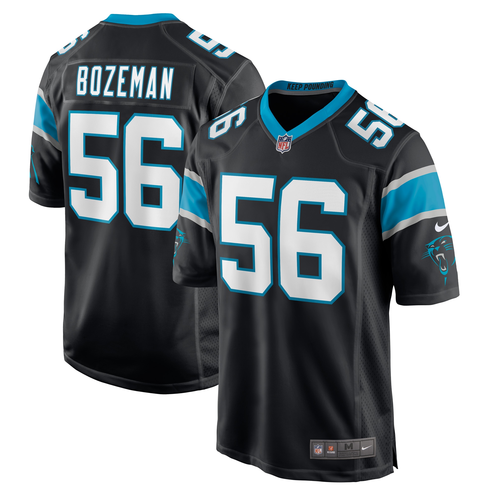 Bradley Bozeman Carolina Panthers Nike Game Player Jersey - Black - vstockx