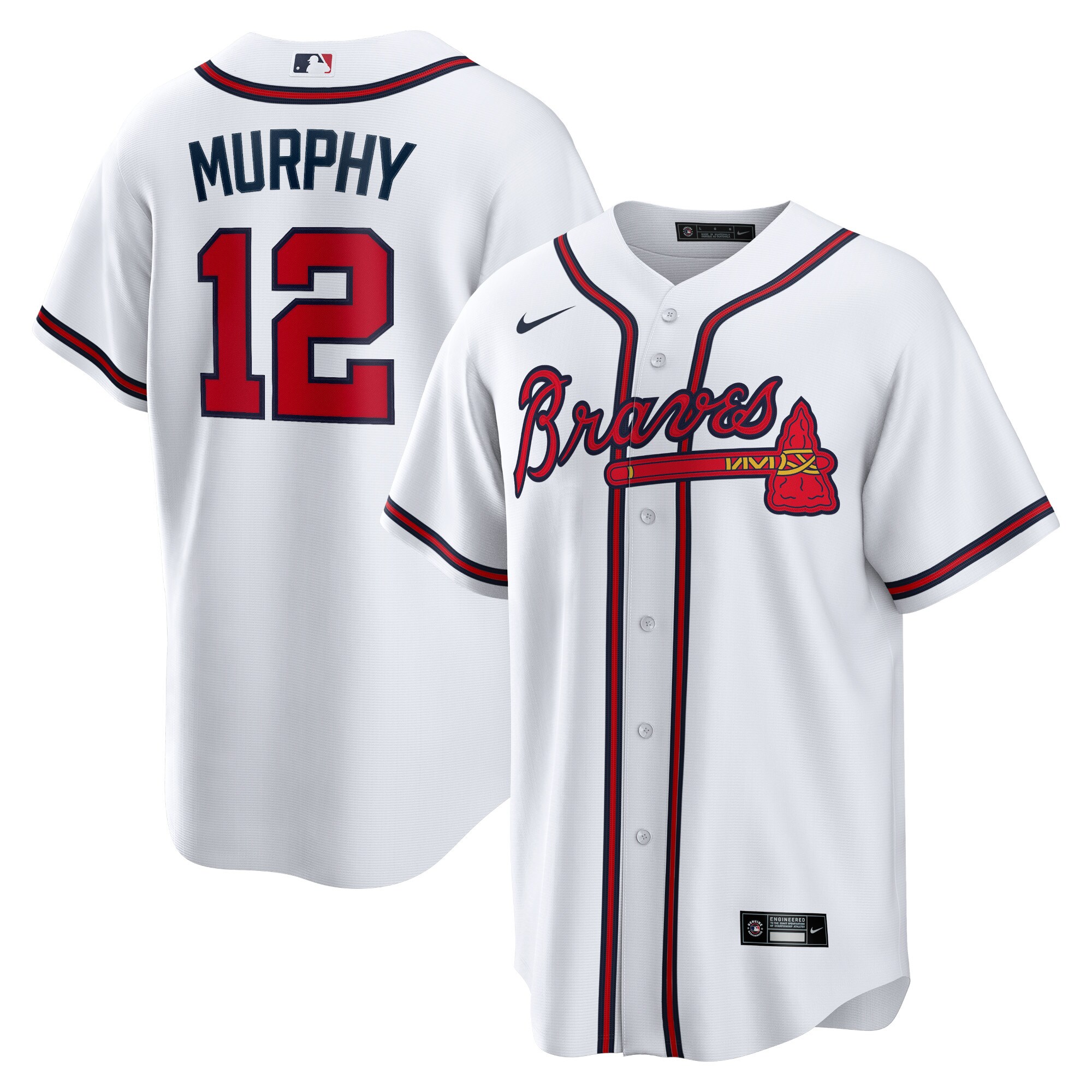 Sean Murphy Atlanta Braves Nike Replica Player Jersey - White - vstockx