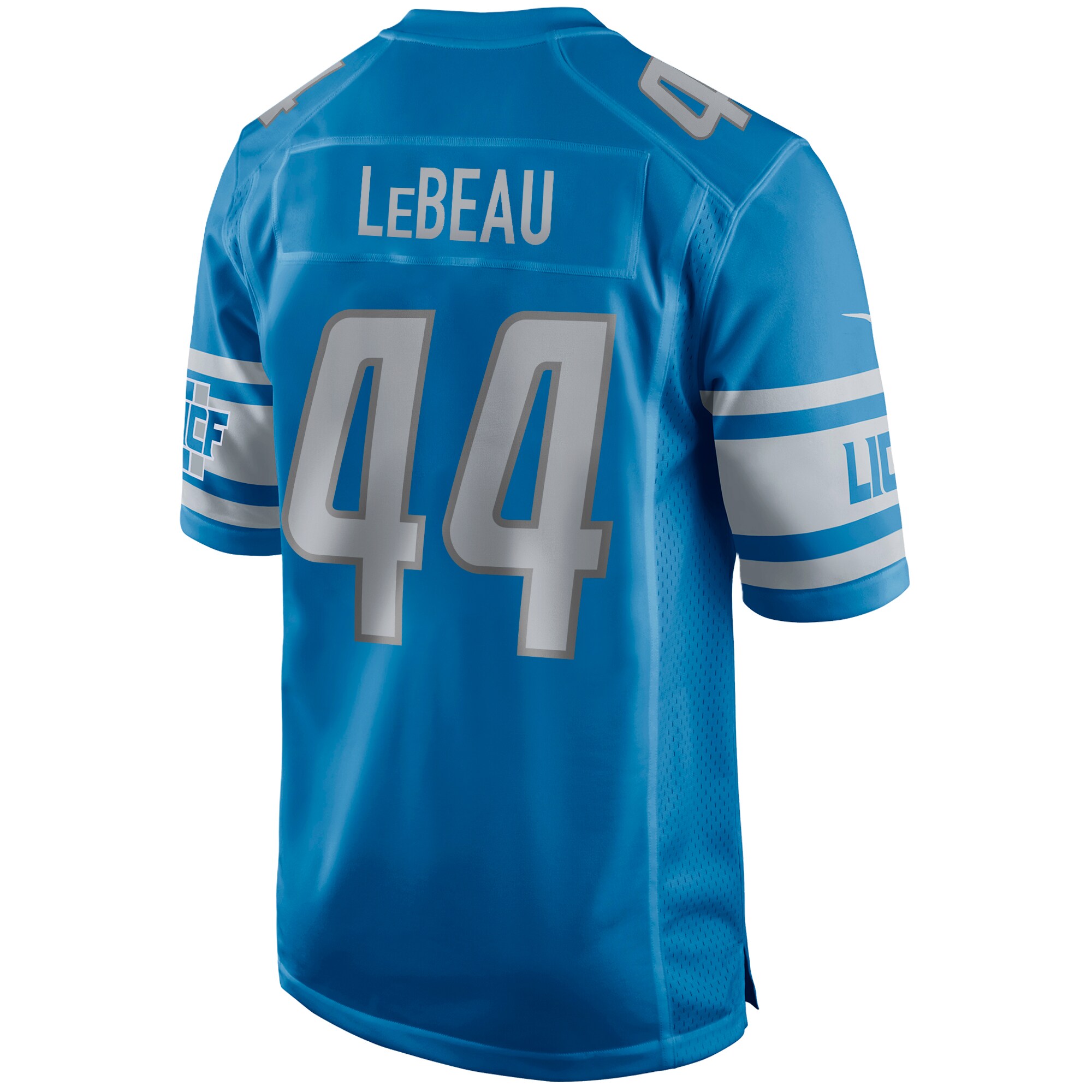Dick LeBeau Detroit Lions Nike Game Retired Player Jersey - Blue - vstockx