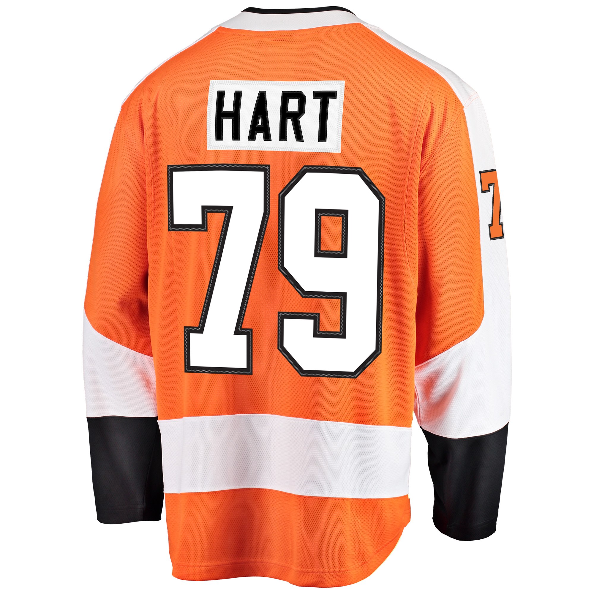 Carter Hart Philadelphia Flyers Fanatics Branded Home Premier Breakaway Player Jersey - Orange - vstockx