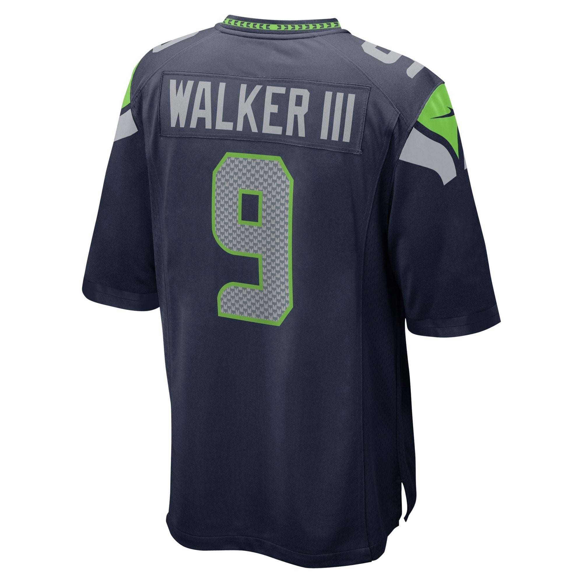 Men's Nike Kenneth Walker III Navy Seattle Seahawks Player Game Jersey - vstockx