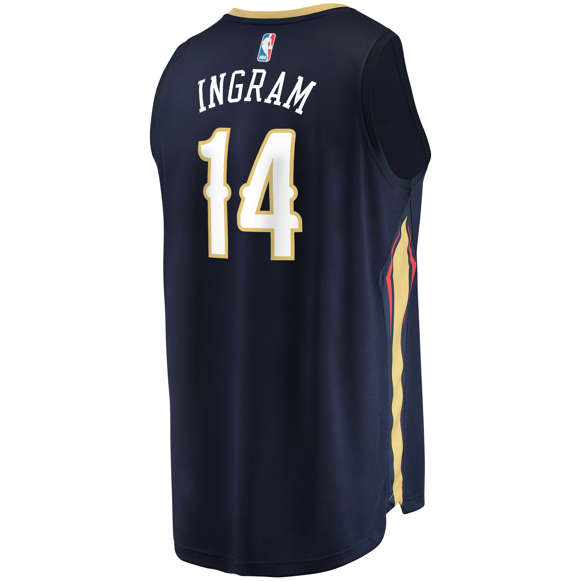 Brandon Ingram New Orleans Pelicans Fanatics Branded Fast Break Replica Jersey Navy - Icon Edition - vstockx