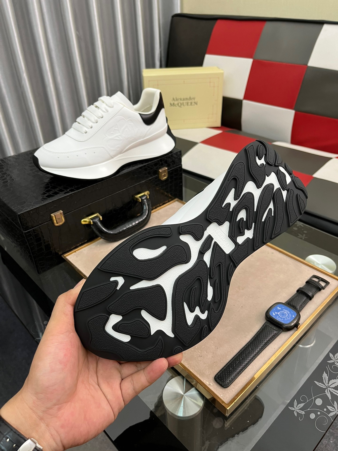 McQueen lace-up casual shoes, everything comfortable size 38-44 - vstockx
