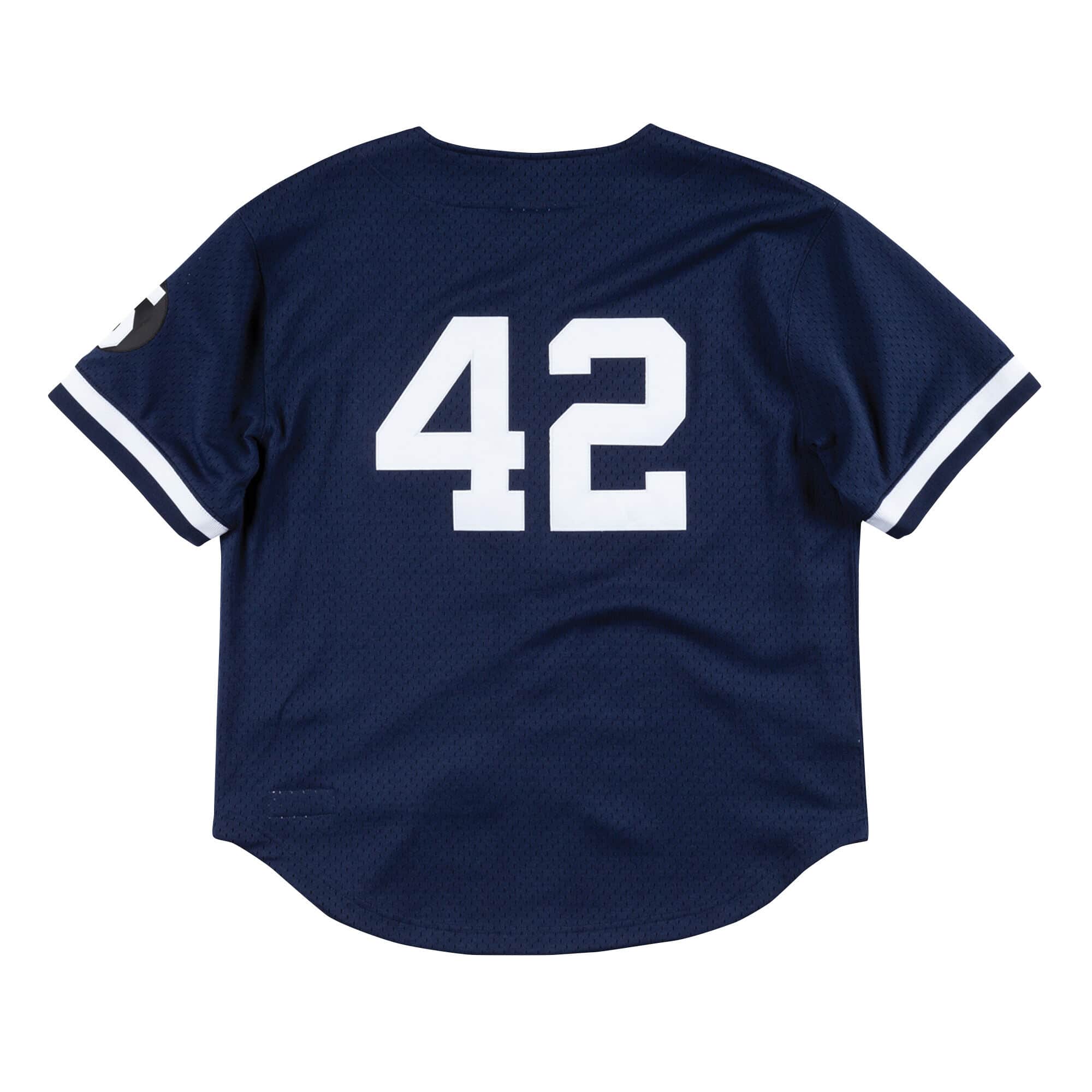 Authentic Mesh BP Jersey New York Yankees 1999 Mariano Rivera - vstockx