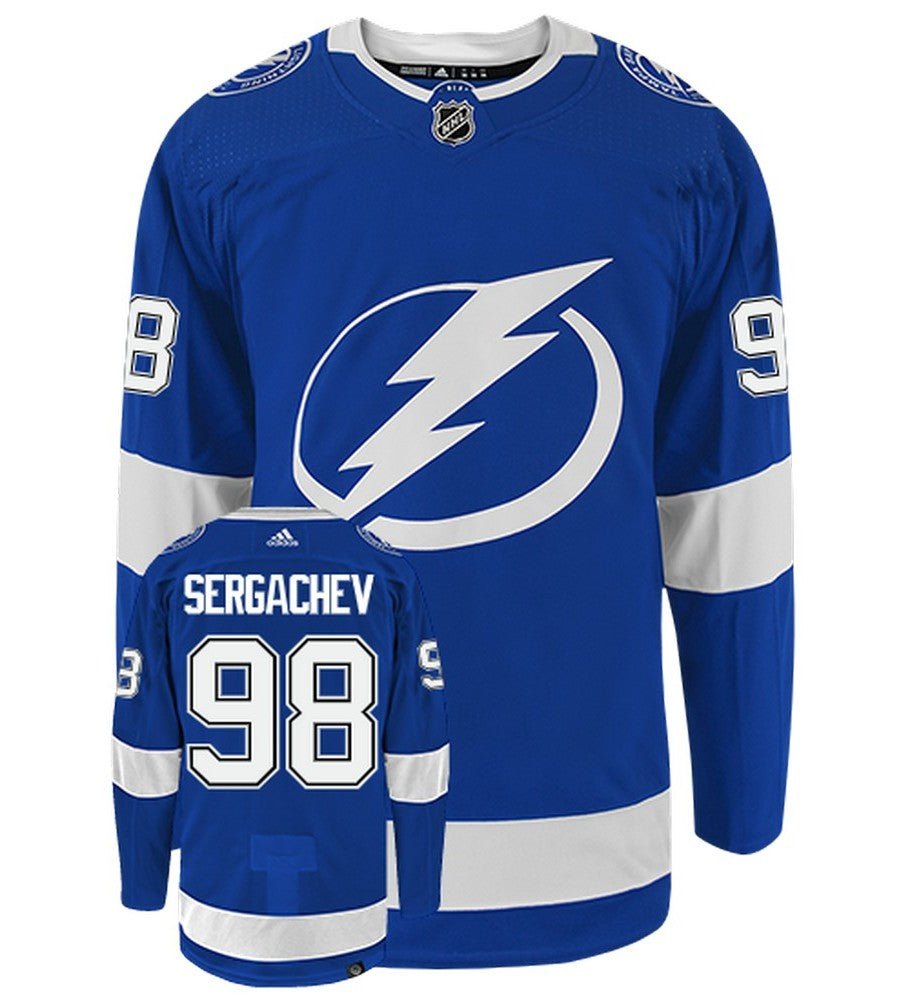 Mikhail Sergachev Tampa Bay Lightning Adidas Primegreen Authentic NHL Hockey Jersey - vstockx