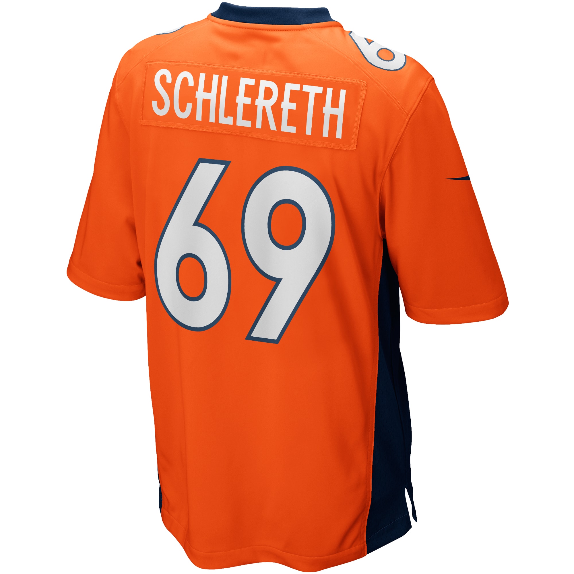 Mark Schlereth Denver Broncos Nike Game Retired Player Jersey - Orange - vstockx