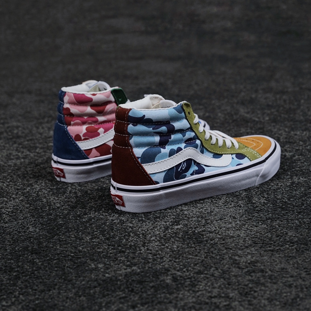 Vans Sk8-Hi DX Bape Multi Camo - vstockx