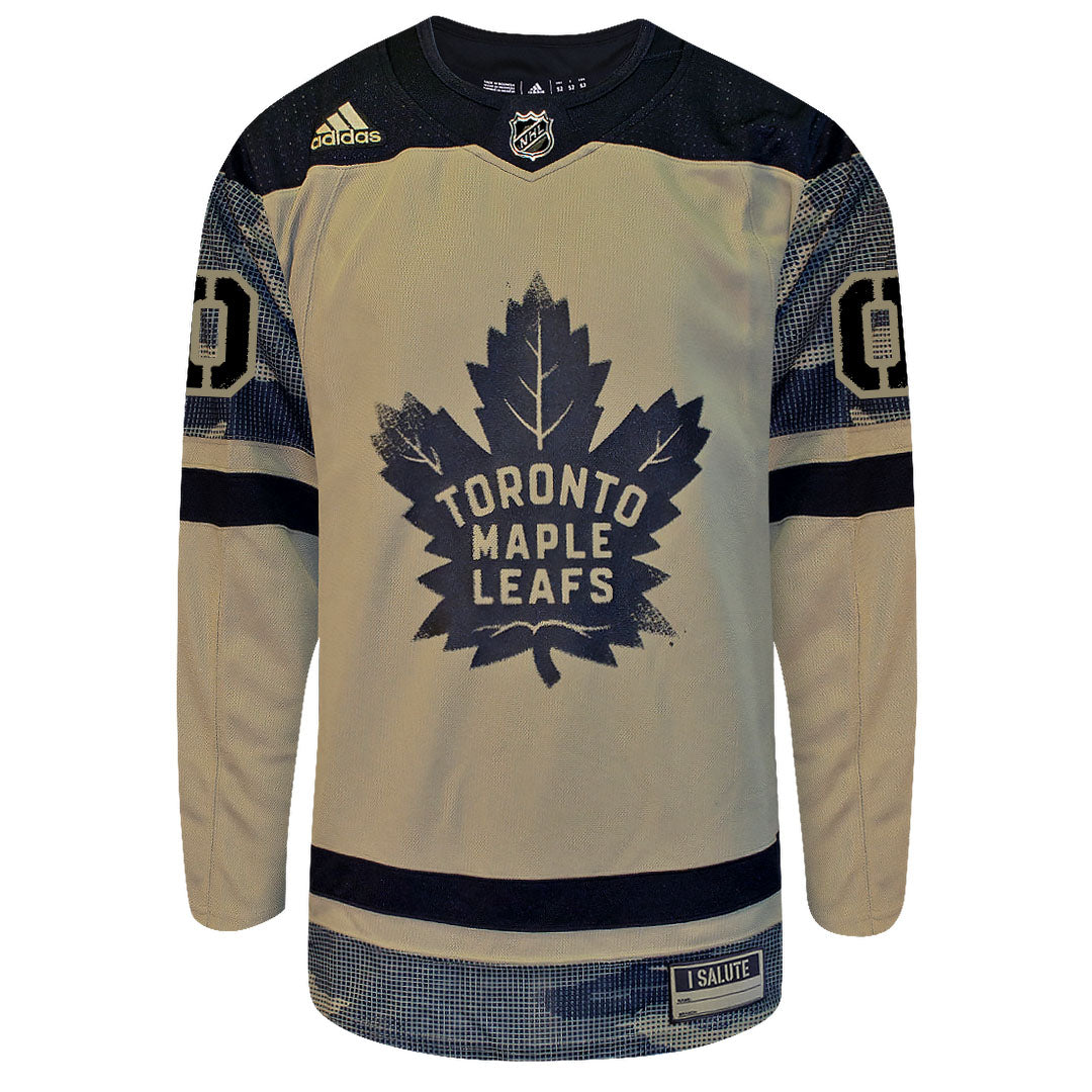 Customizable Toronto Maple Leafs Adidas Primegreen 2022 Camo Authentic Jersey - vstockx