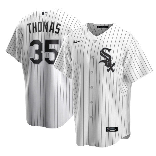 Men's Frank Thomas Chicago White Sox White Home Replica Jersey - vstockx