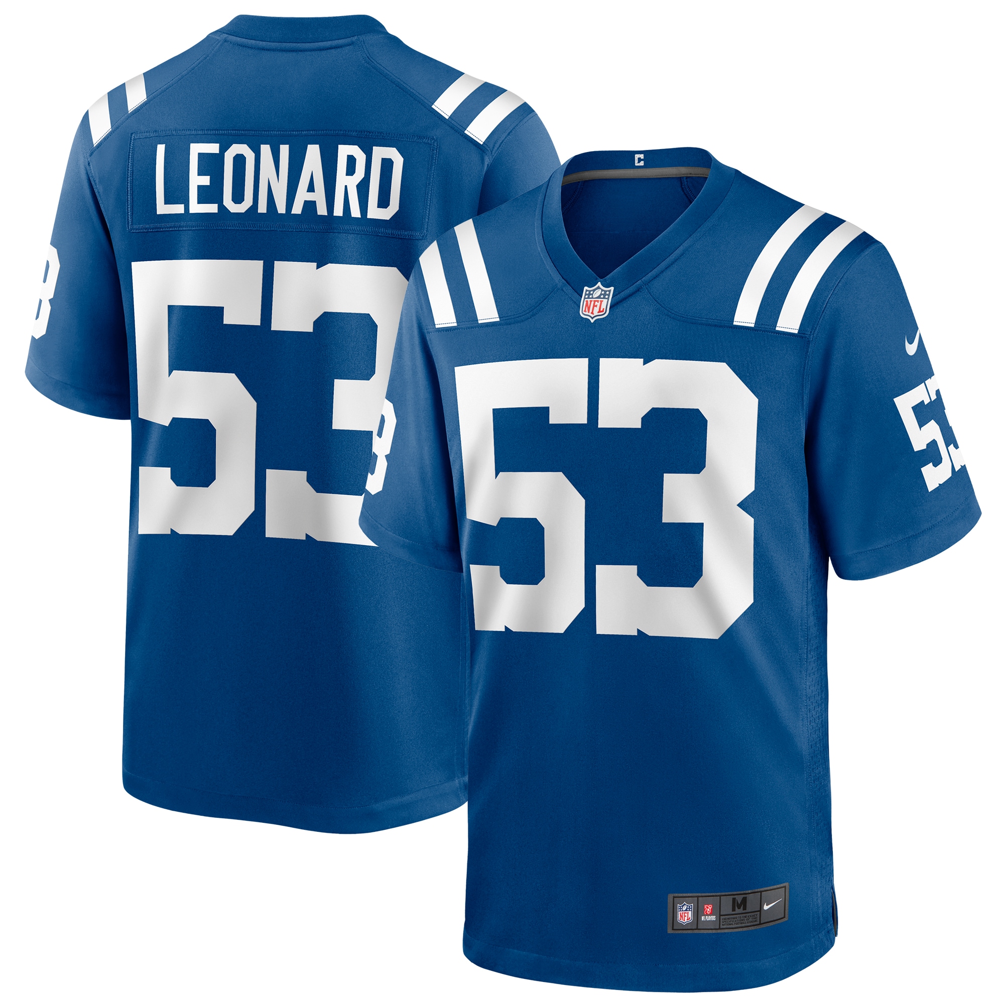 Shaquille Leonard Indianapolis Colts Nike Game Player Jersey - Royal - vstockx
