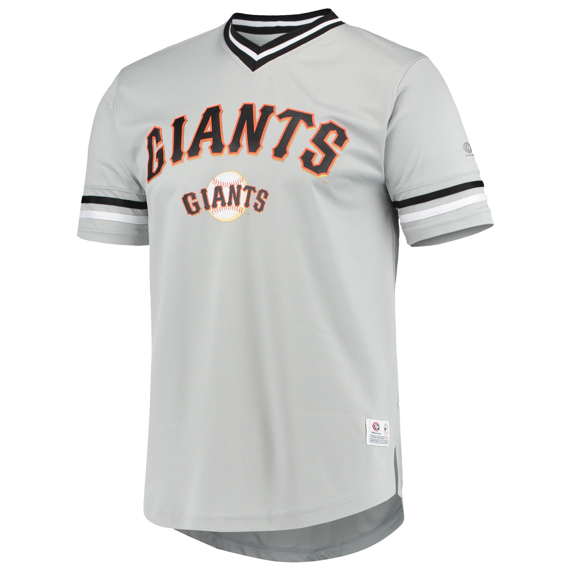 Men's Gray San Francisco Giants Replica V-Neck Jersey - vstockx