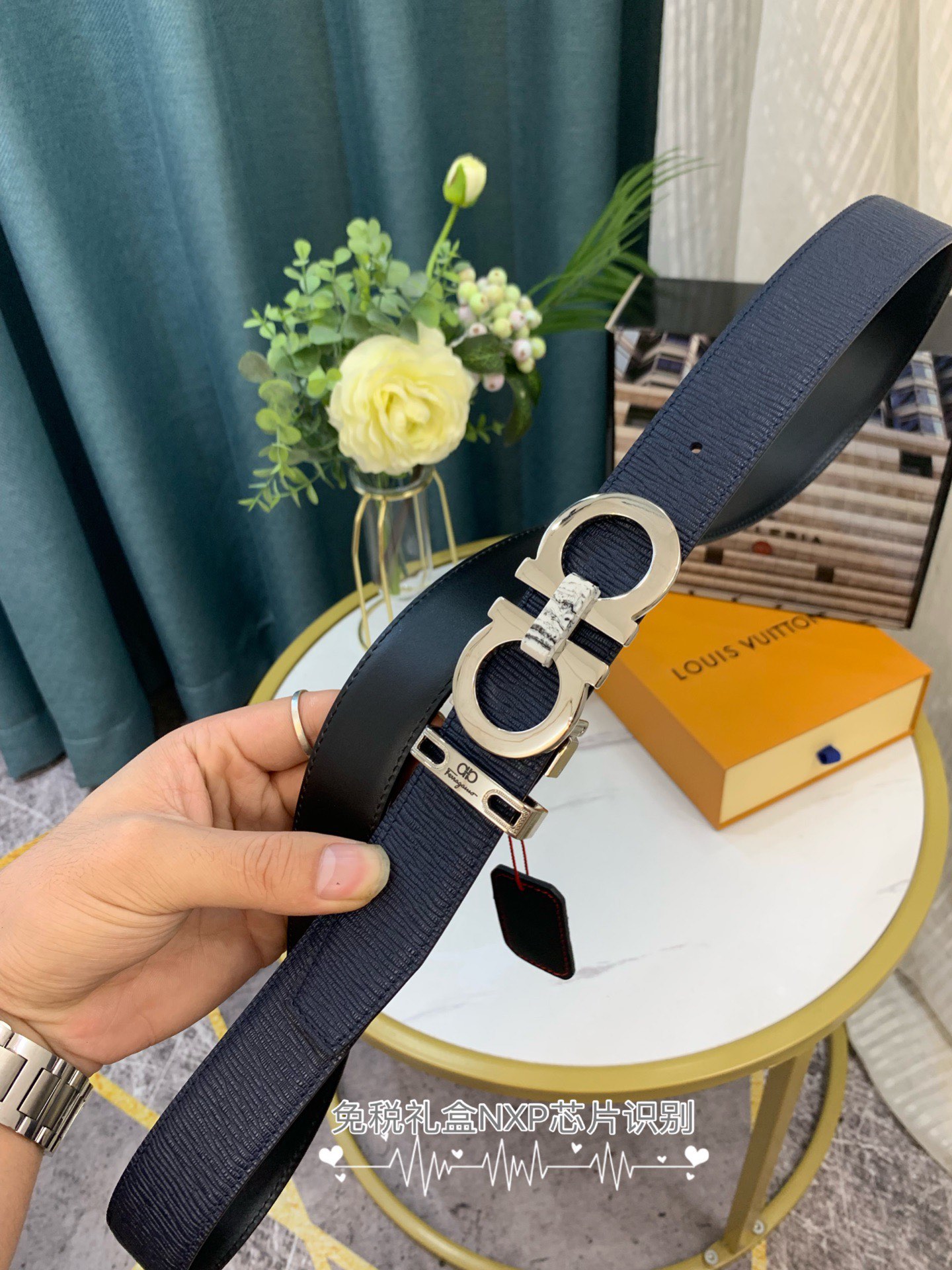 Streetwear Belt Ferragamo 319159 size:3.5cm - vstockx