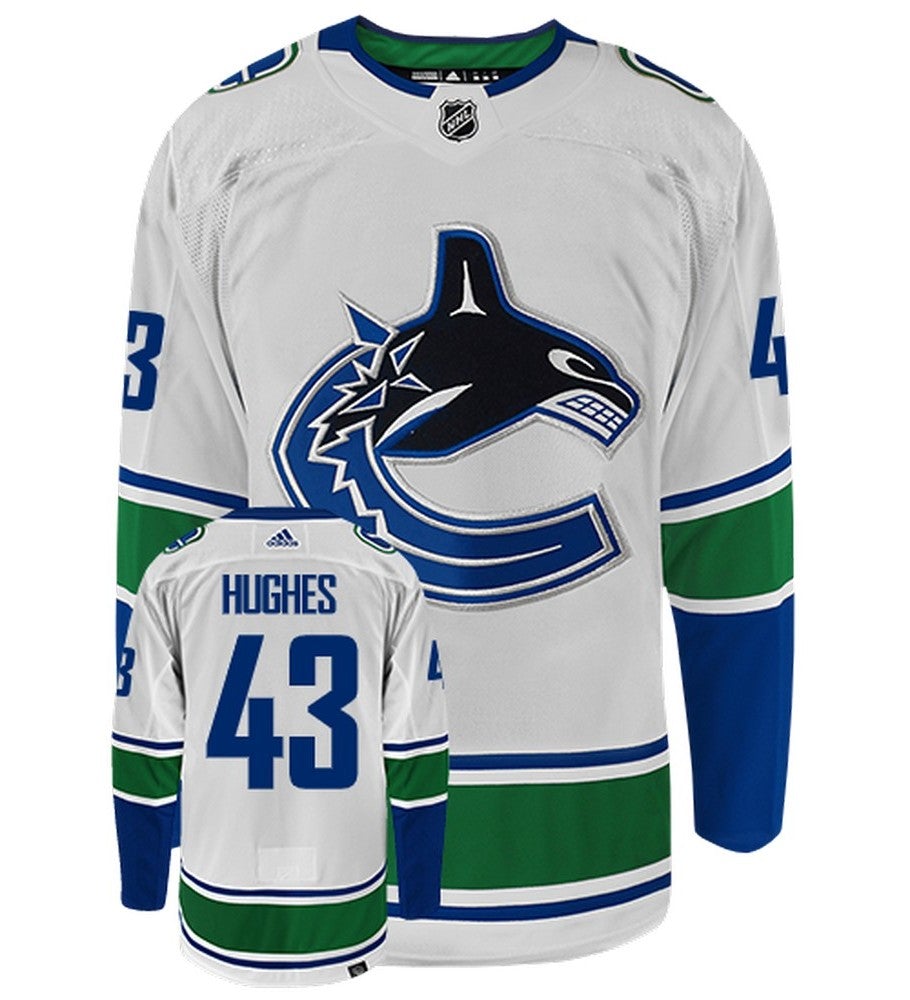 Quinn Hughes Vancouver Canucks Adidas Primegreen Authentic NHL Hockey Jersey - vstockx