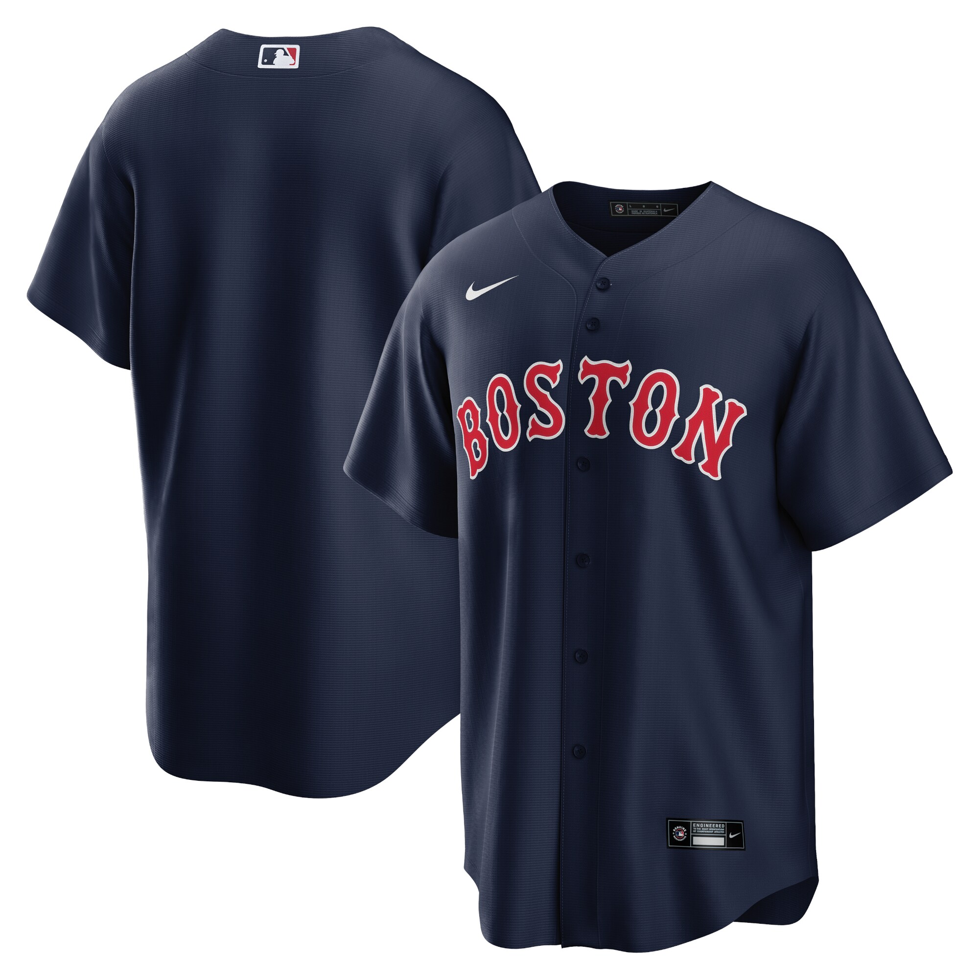 Boston Red Sox Nike Alternate Replica Team Jersey - Navy - vstockx