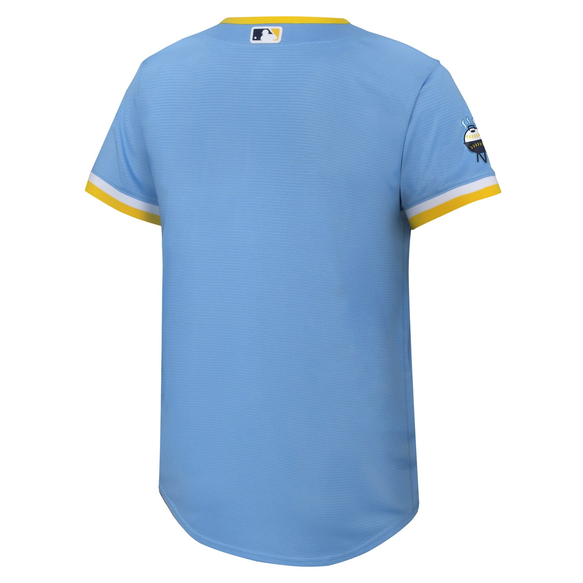 Preschool Nike Powder Blue Milwaukee Brewers 2022 City Connect Replica Team Jersey - vstockx