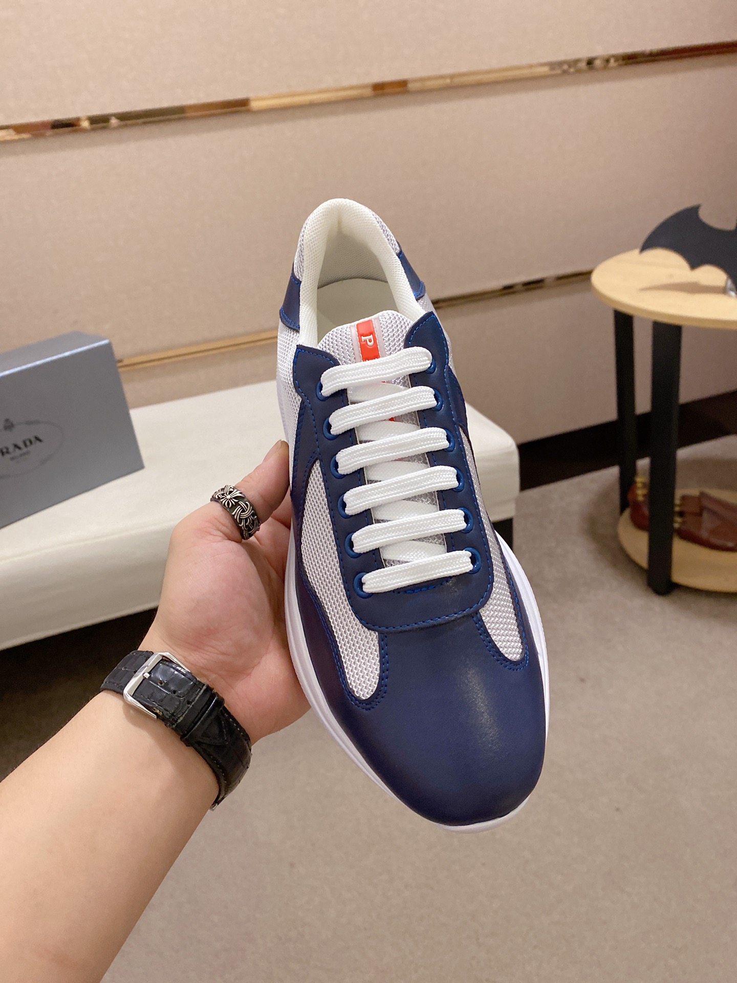 Prada America's Cup sneaker 16 - vstockx