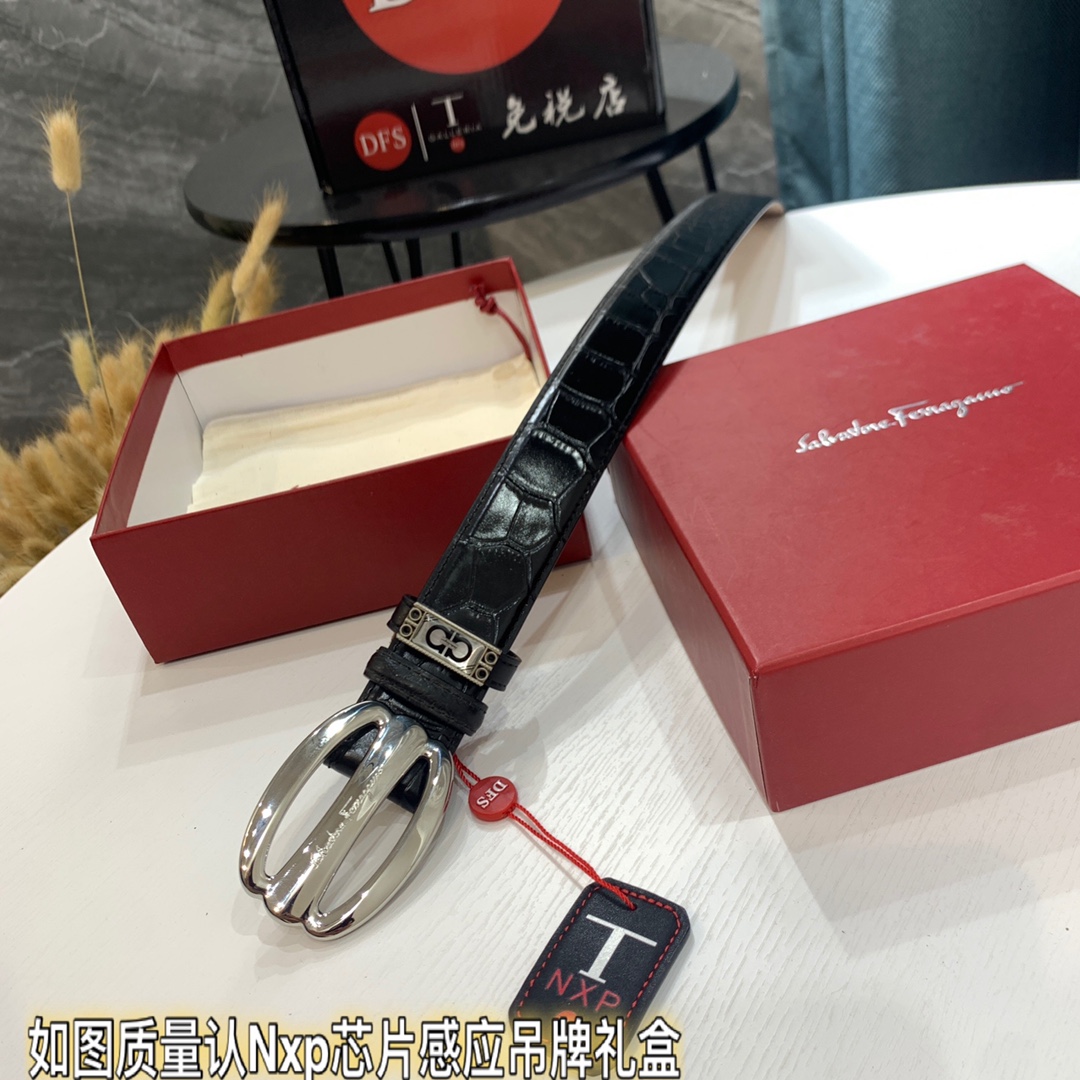 Streetwear Belt Ferragamo 319448 size:3.5cm - vstockx