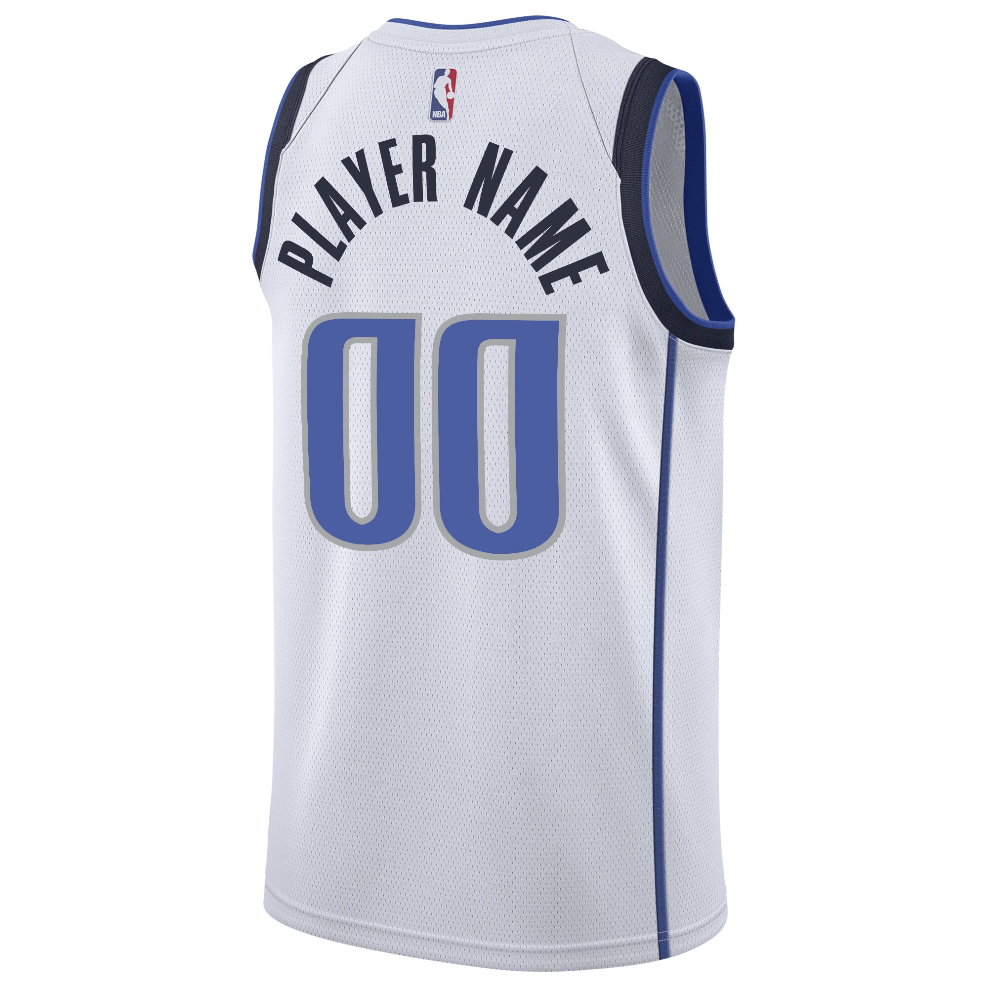 Dallas Mavericks Nike 2020/21 Swingman Custom Jersey - Association Edition - White - vstockx