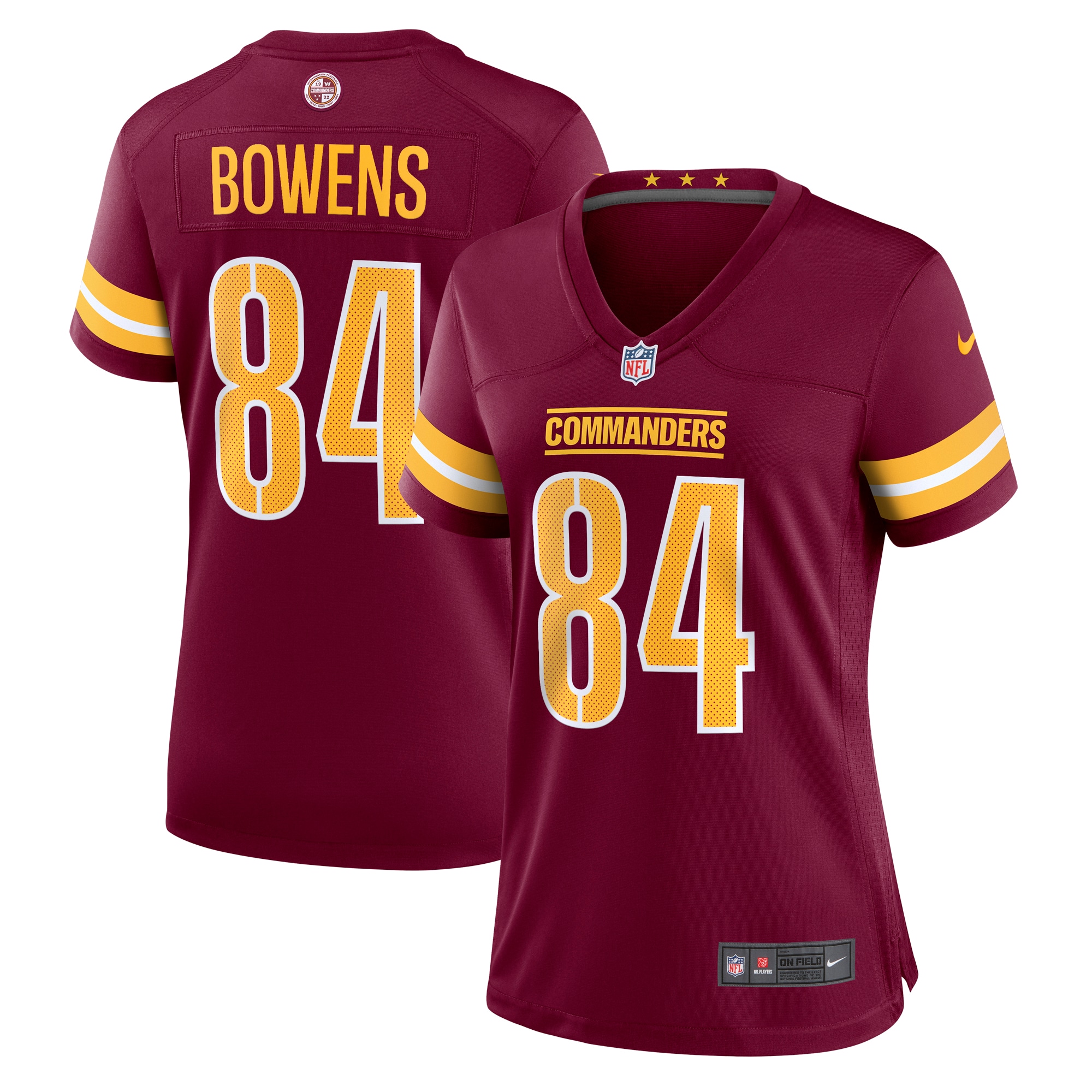Zion Bowens Washington Commanders Nike Women's Team Game Jersey - Burgundy - vstockx