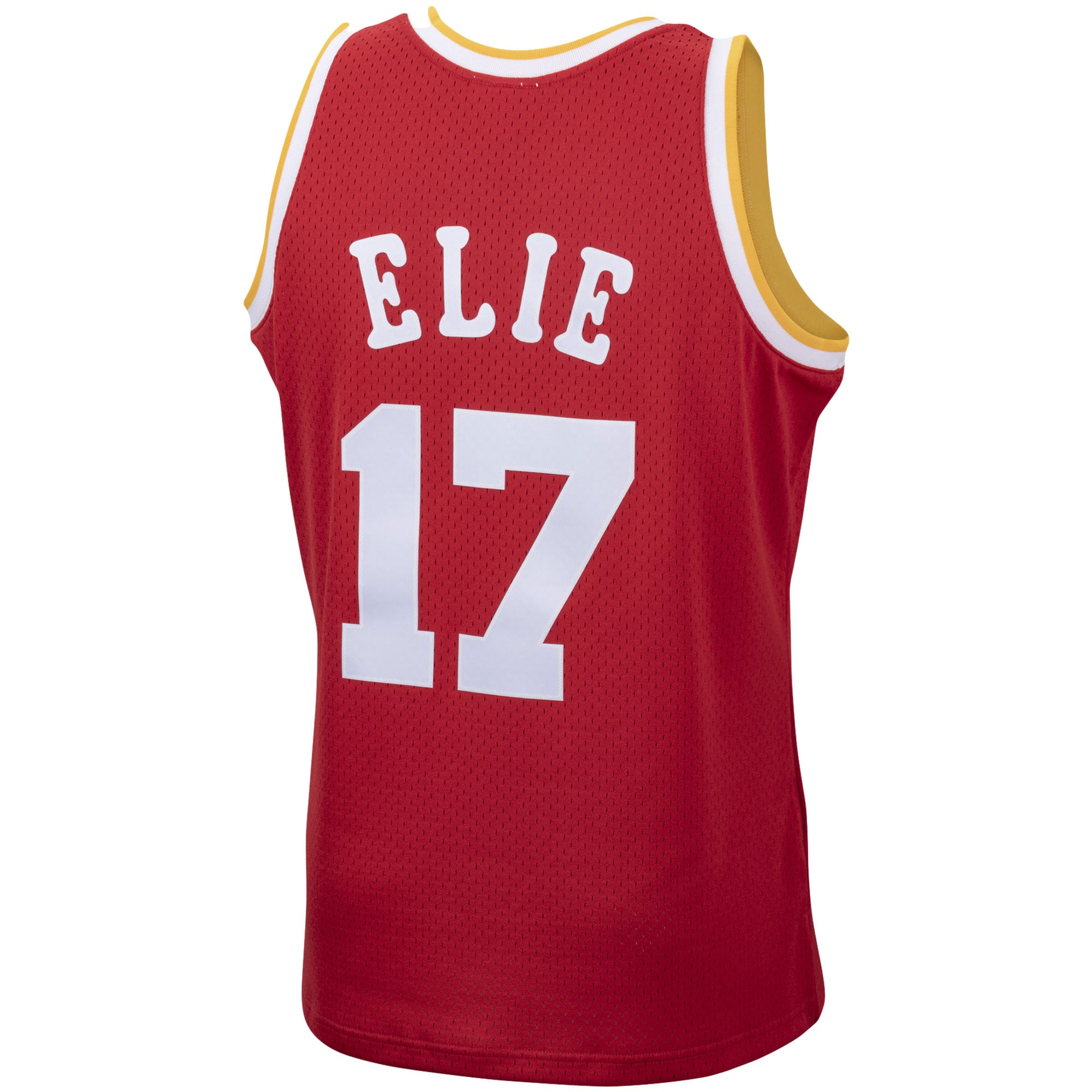 Mario Elie Houston Rockets Mitchell & Ness Hardwood Classics Swingman Jersey - Red - vstockx