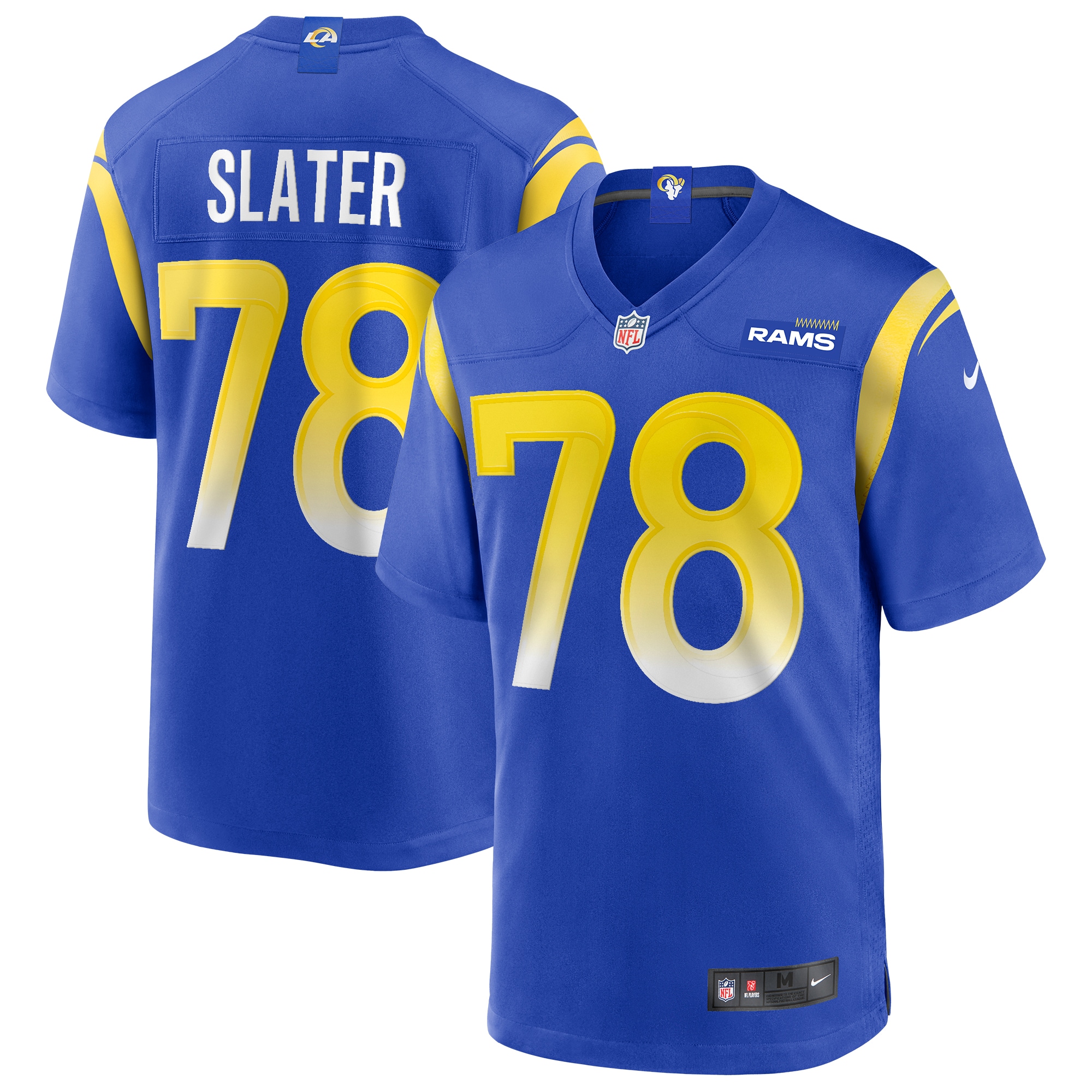 Jackie Slater Los Angeles Rams Nike Game Retired Player Jersey - Royal - vstockx
