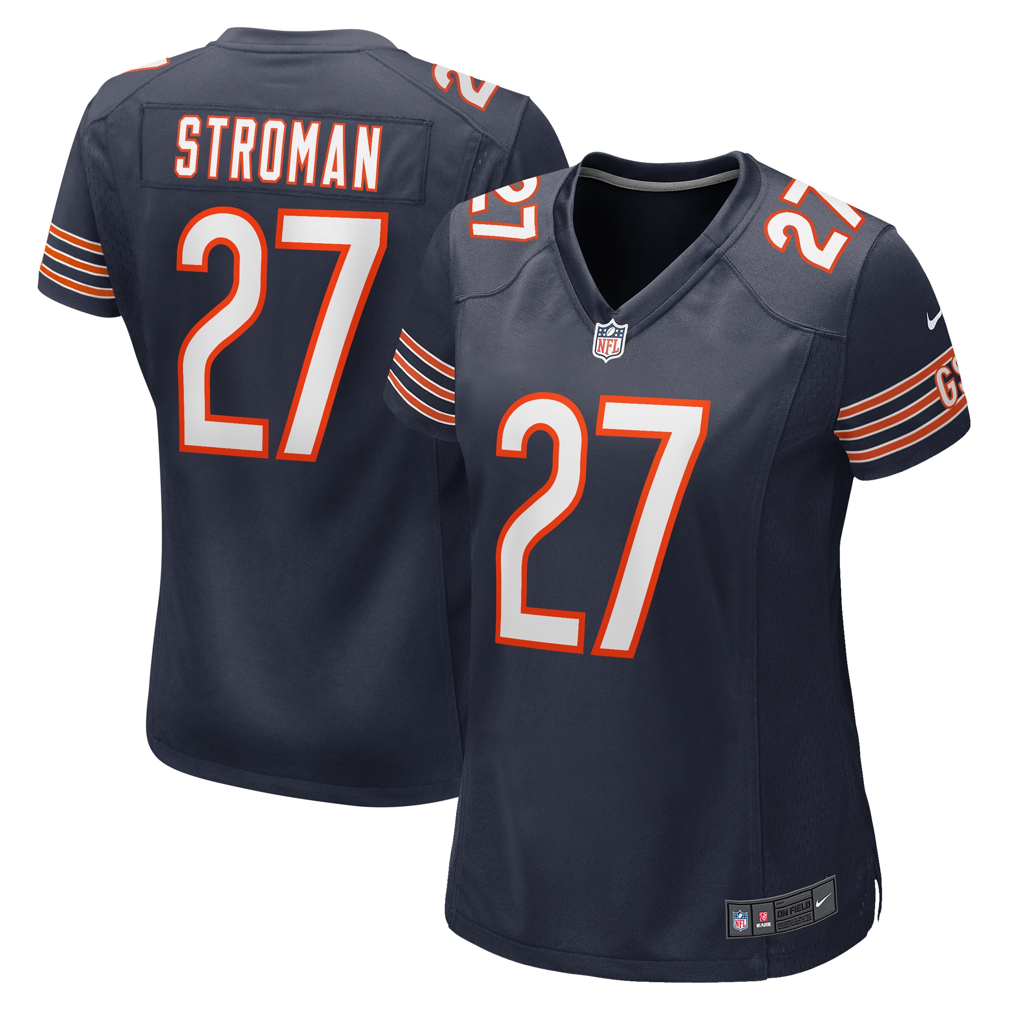 Greg Stroman Chicago Bears Nike Women's Team Game Jersey - Navy - vstockx