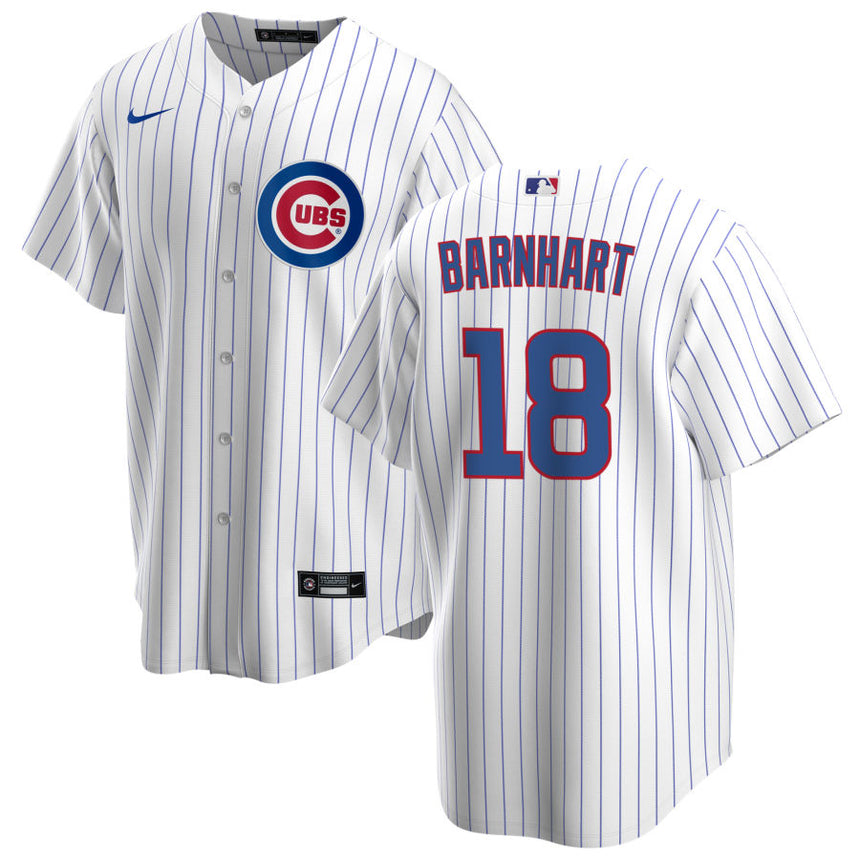 Men's Tucker Barnhart Chicago Cubs Premium Twill White Home Replica Jersey - vstockx