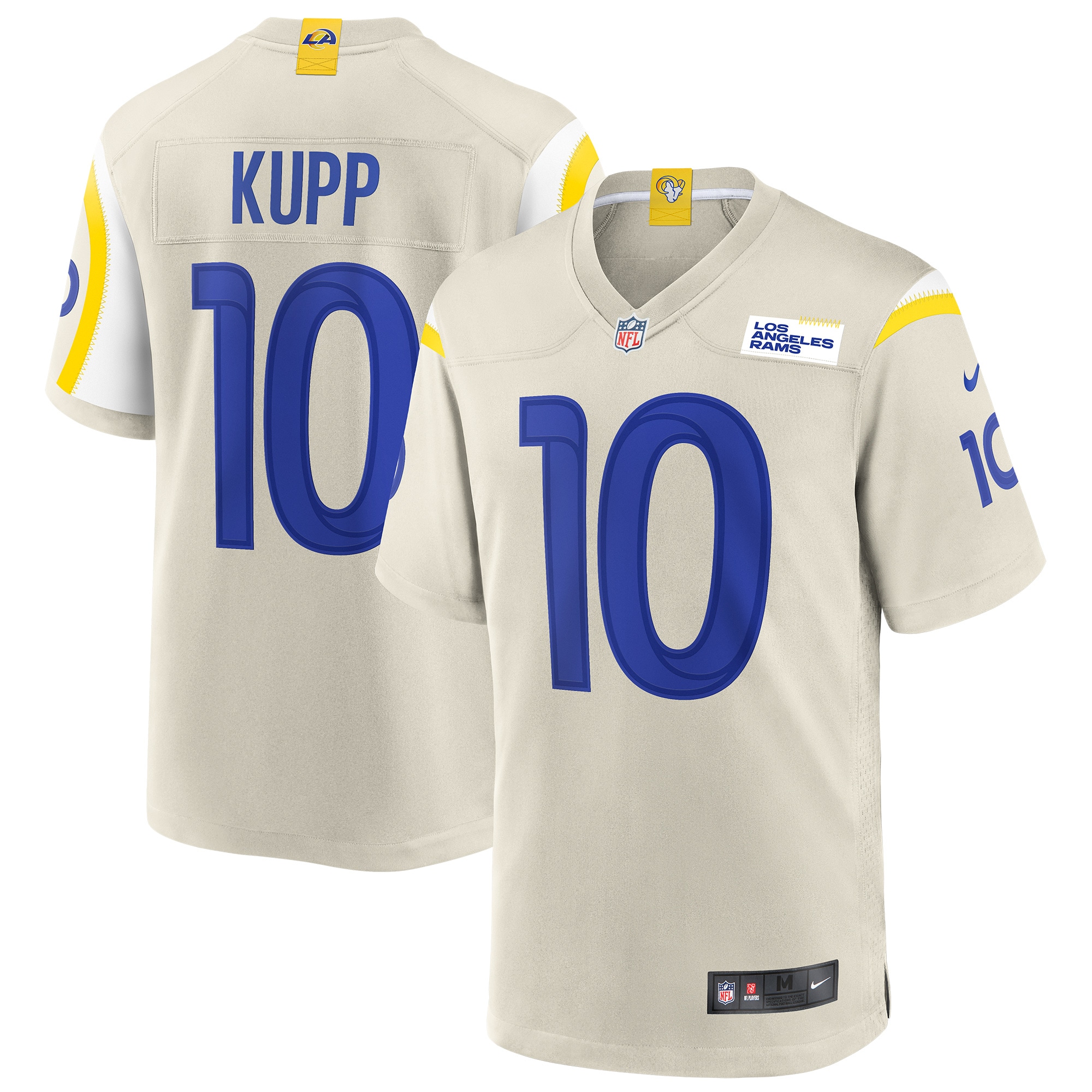 Cooper Kupp Los Angeles Rams Nike Game Jersey - Bone - vstockx