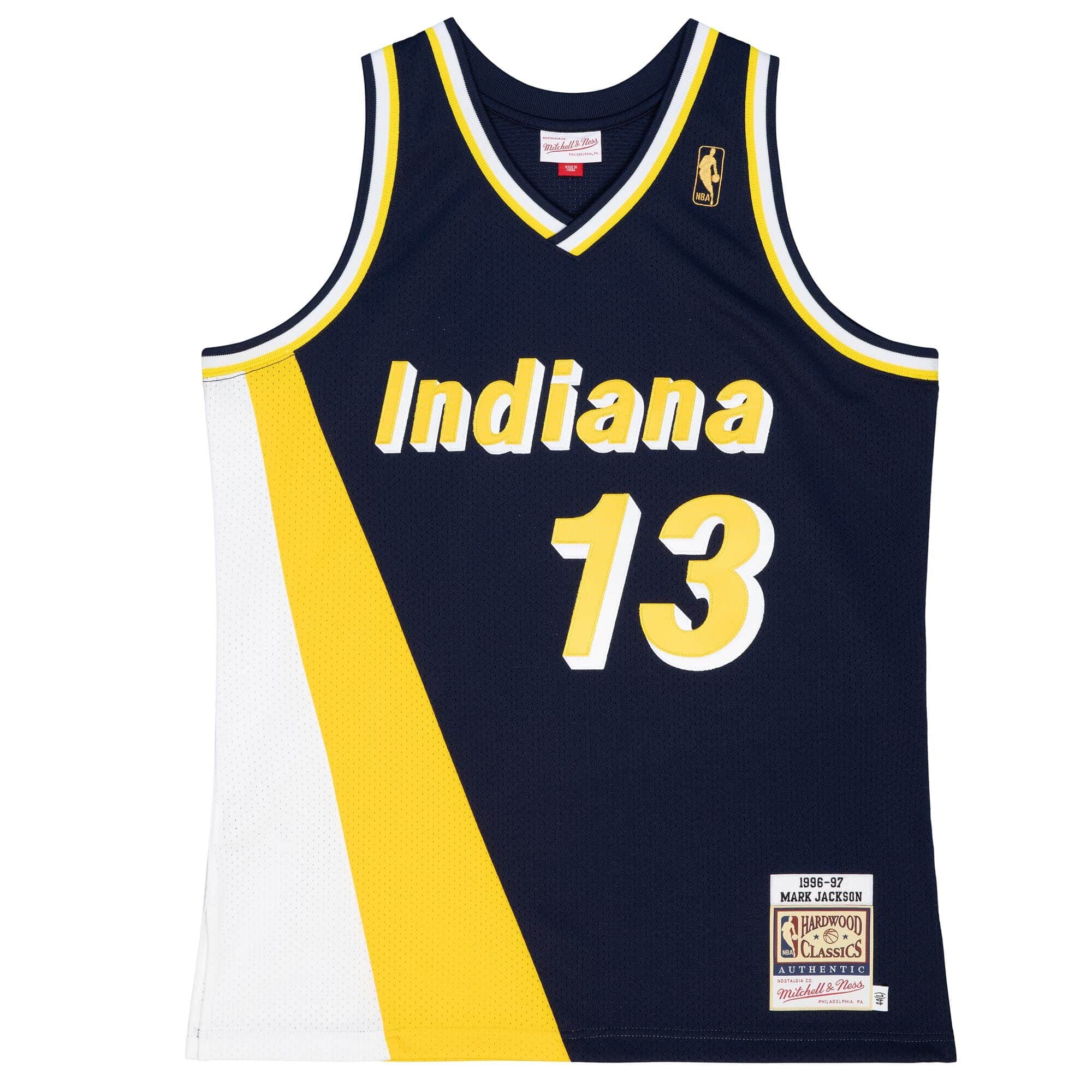 Authentic Mark Jackson Indiana Pacers 1996-97 Jersey - vstockx