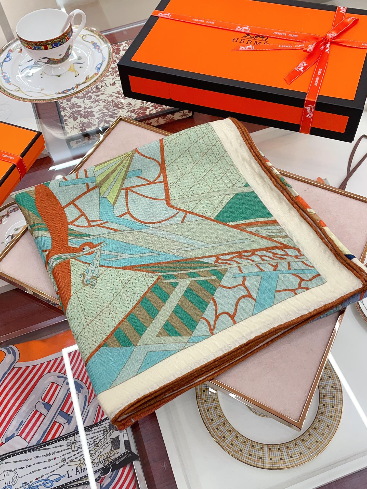 Streetwear Scarf Hermes 328796 SIZE:140cm*140cm - vstockx