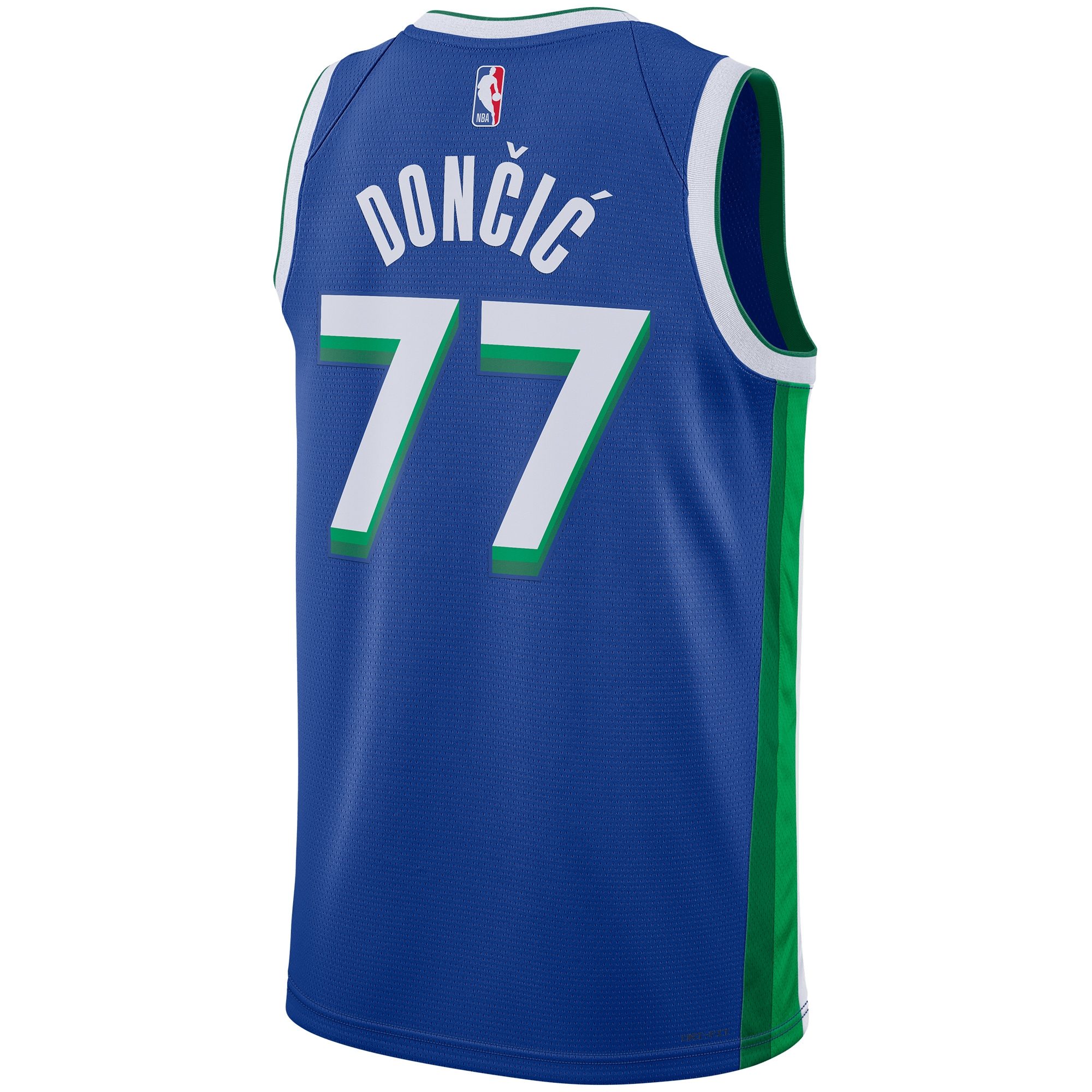 Luka Doncic Dallas Mavericks Nike Unisex 2022/23 Swingman Jersey - City Edition - Blue - vstockx