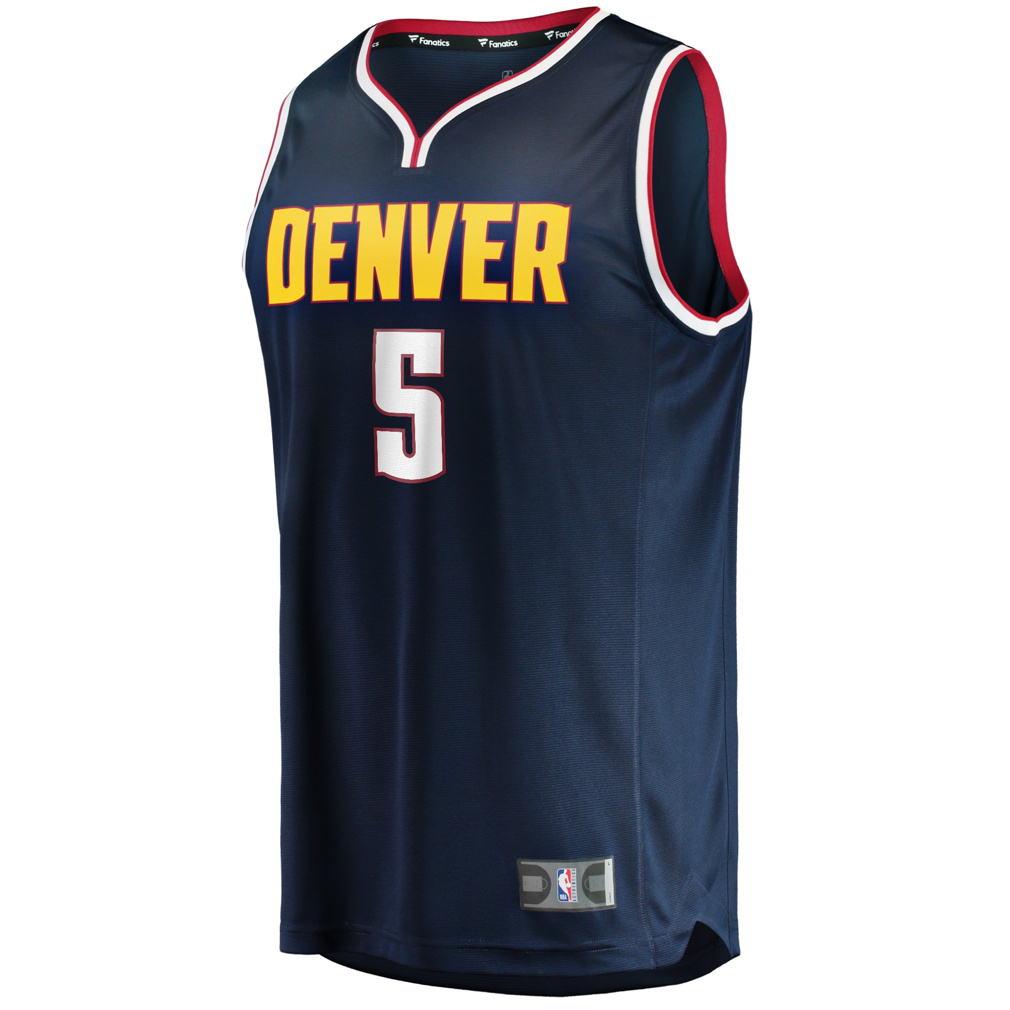 Kentavious Caldwell-Pope Denver Nuggets Fanatics Branded Fast Break Replica Jersey - Icon Edition - Navy - vstockx