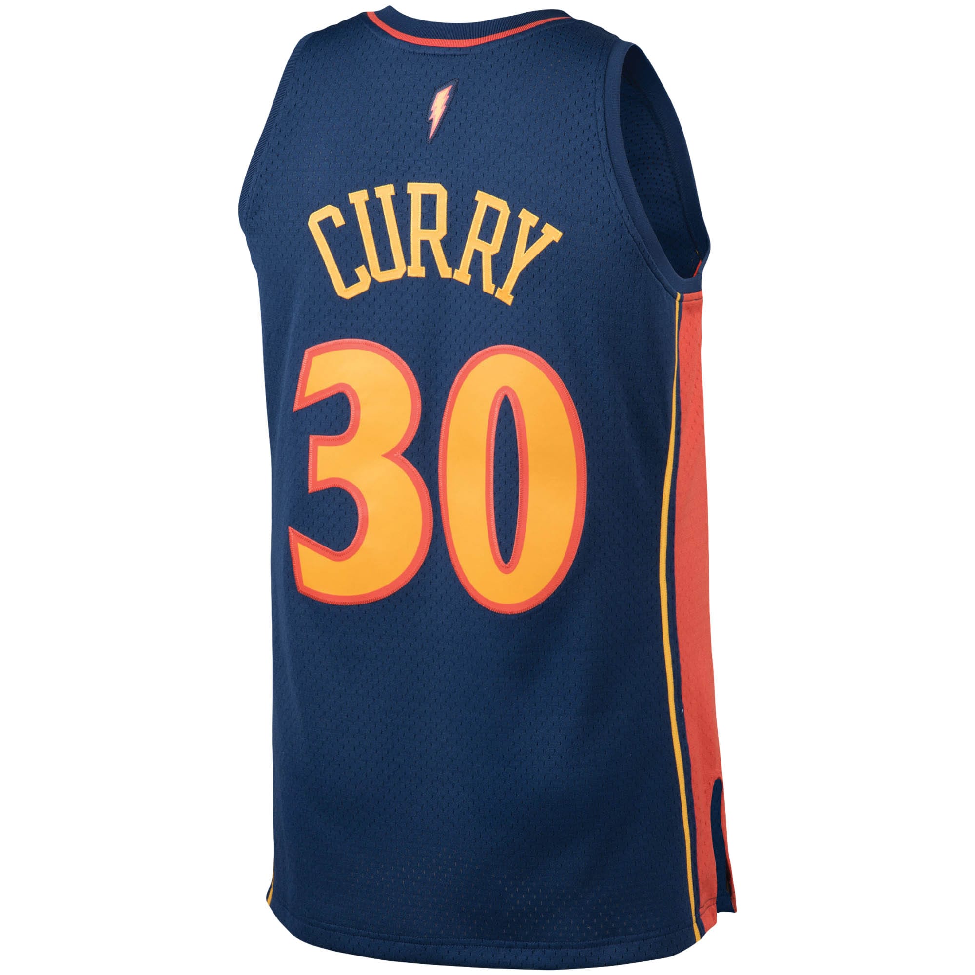 Stephen Curry Golden State Warriors Mitchell & Ness Big & Tall Hardwood Classics Jersey - Navy - vstockx