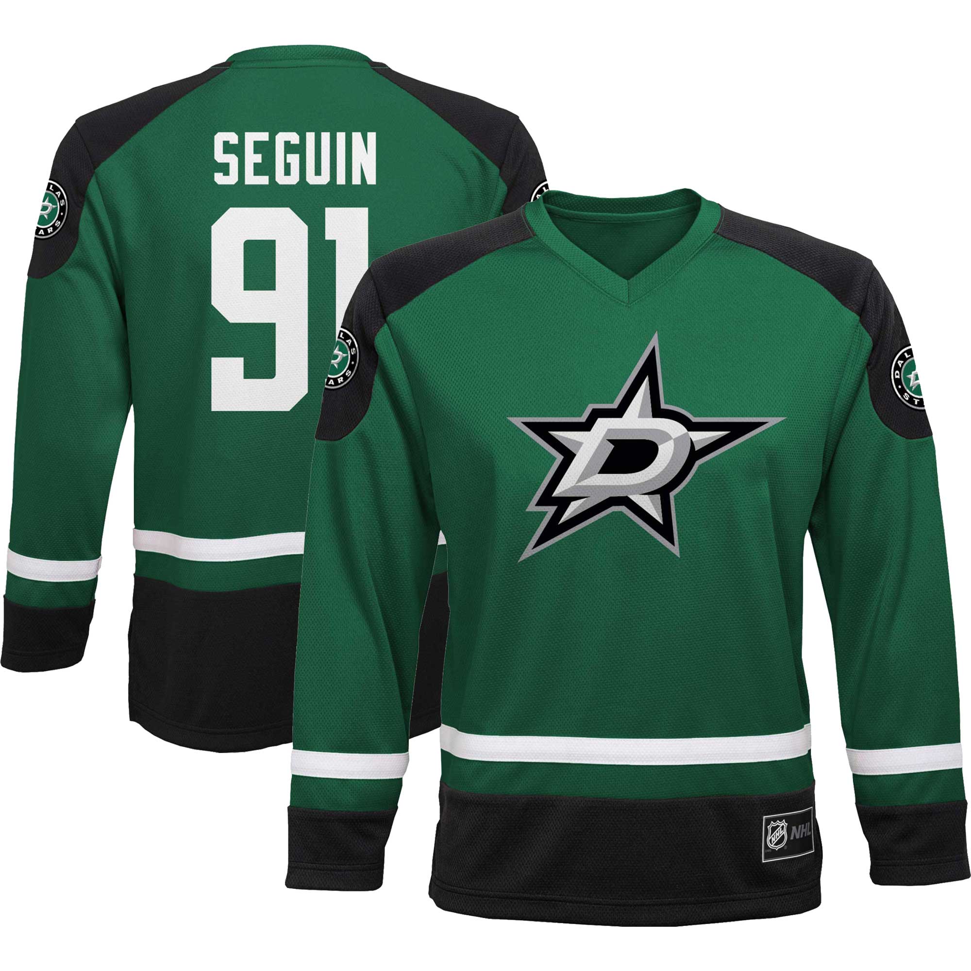Youth Tyler Seguin Kelly Green Dallas Stars Player Jersey - vstockx
