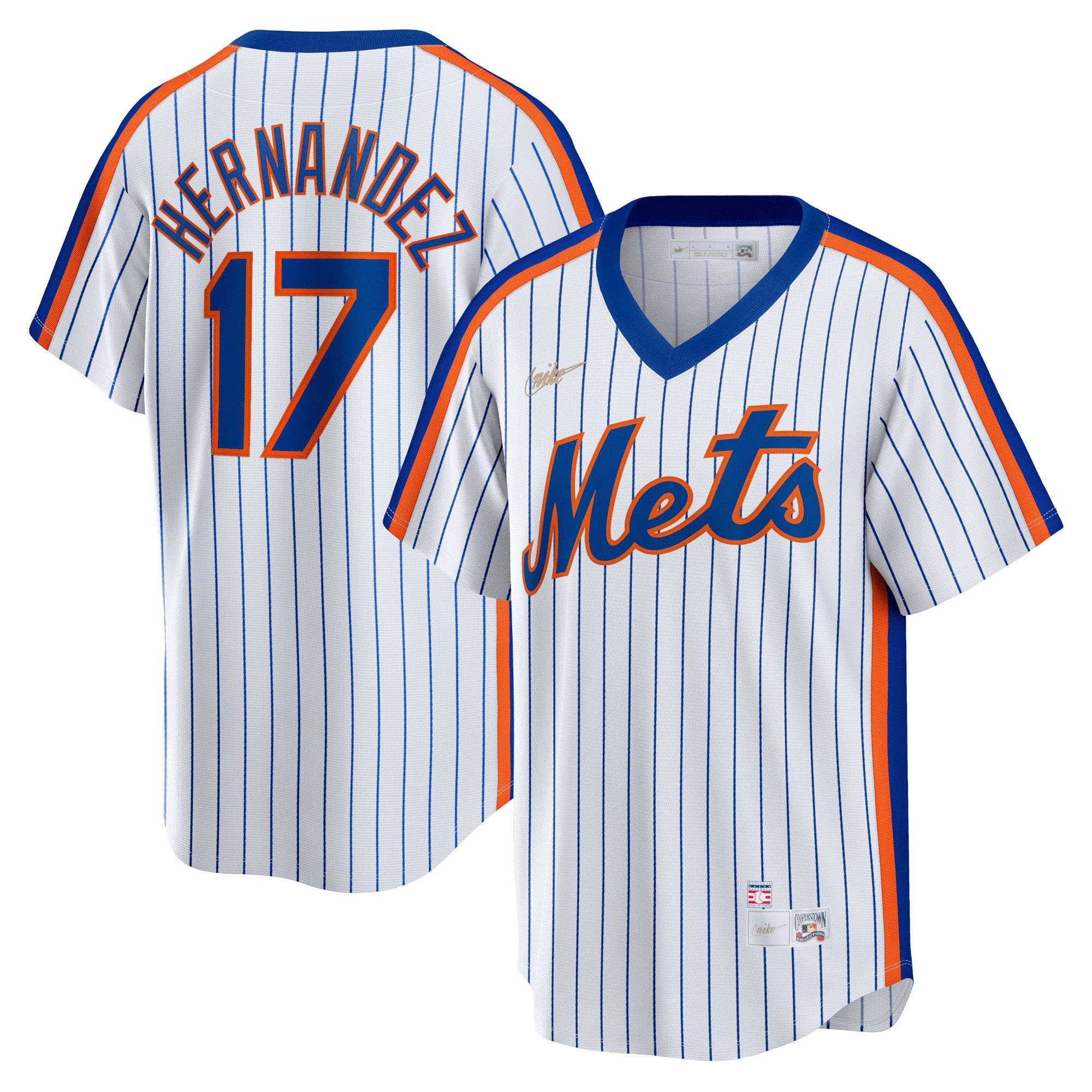 Keith Hernandez New York Mets Nike Home Cooperstown Collection Player Jersey - White - vstockx