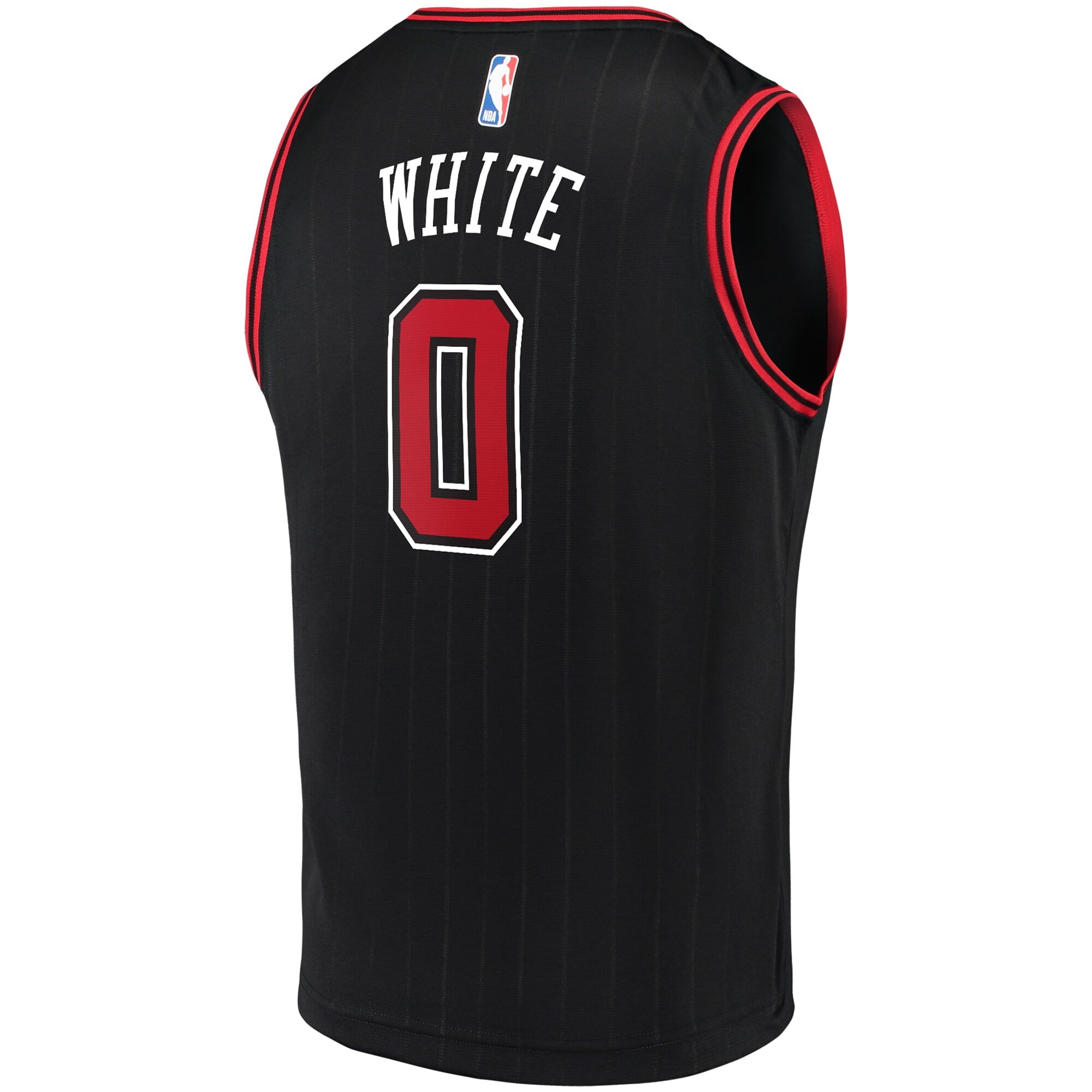 Men's Fanatics Branded Coby White Black Chicago Bulls Fast Break Replica Jersey - Statement Edition - vstockx
