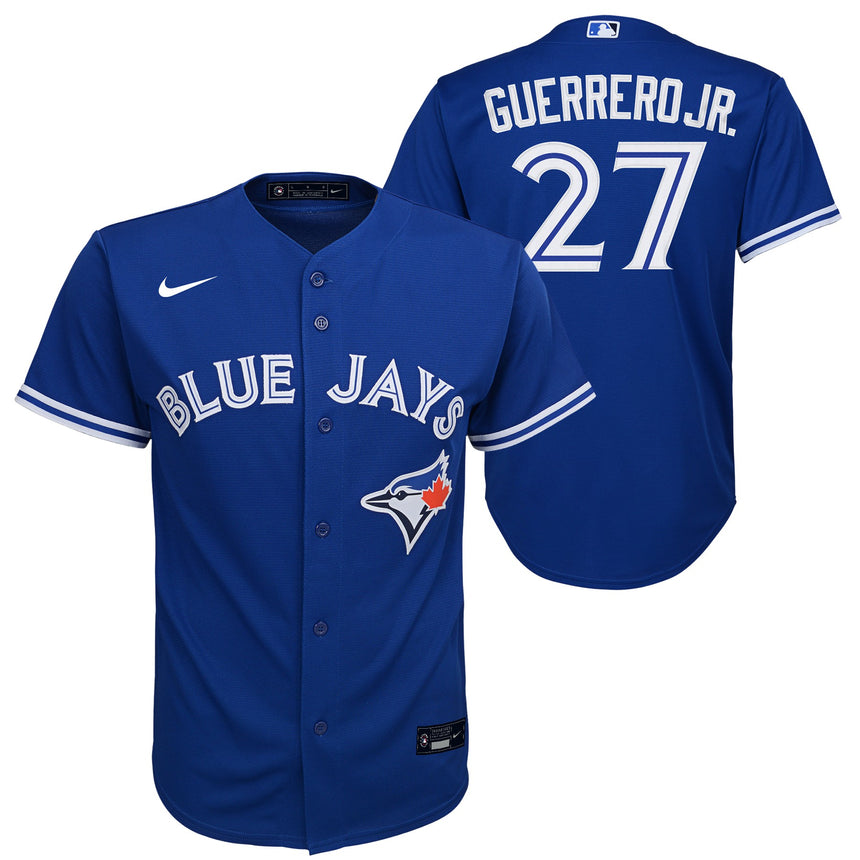 Vladimir Guerrero Jr. Toronto Blue Jays Youth Home Replica Player Jersey - Royal - vstockx