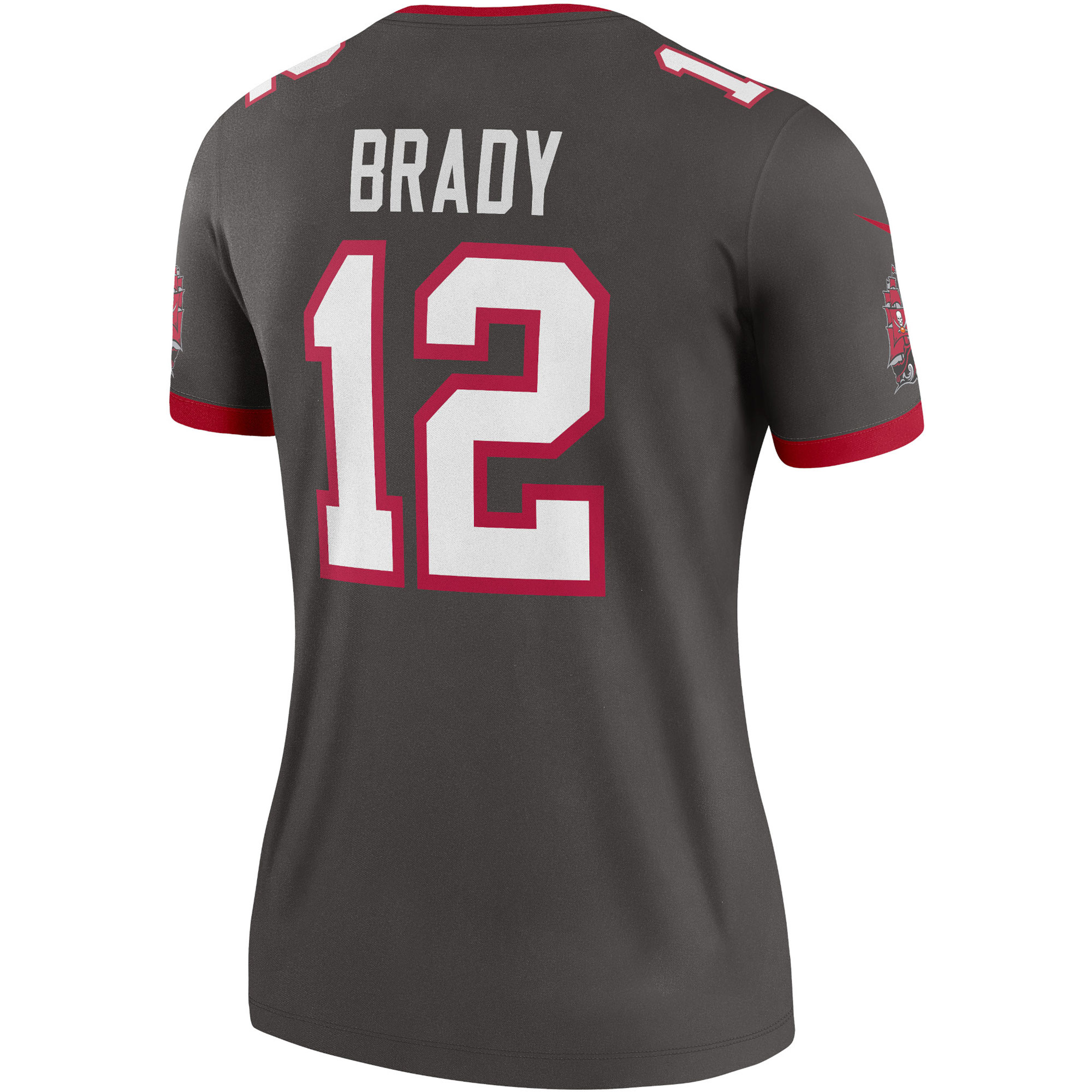 Tom Brady Tampa Bay Buccaneers Nike Women's Alternate Legend Jersey - Pewter - vstockx