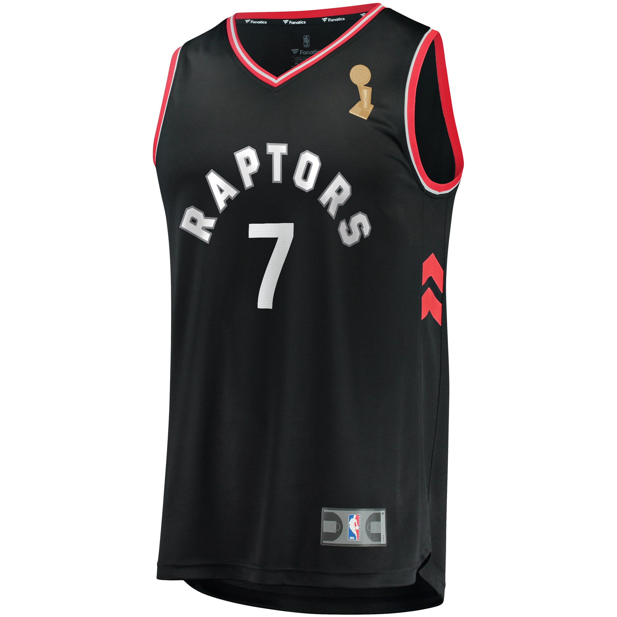 Kyle Lowry Toronto Raptors Fanatics Branded Youth 2019 NBA Finals Champions Fast Break Replica Player Jersey Black - Statement Edition - vstockx