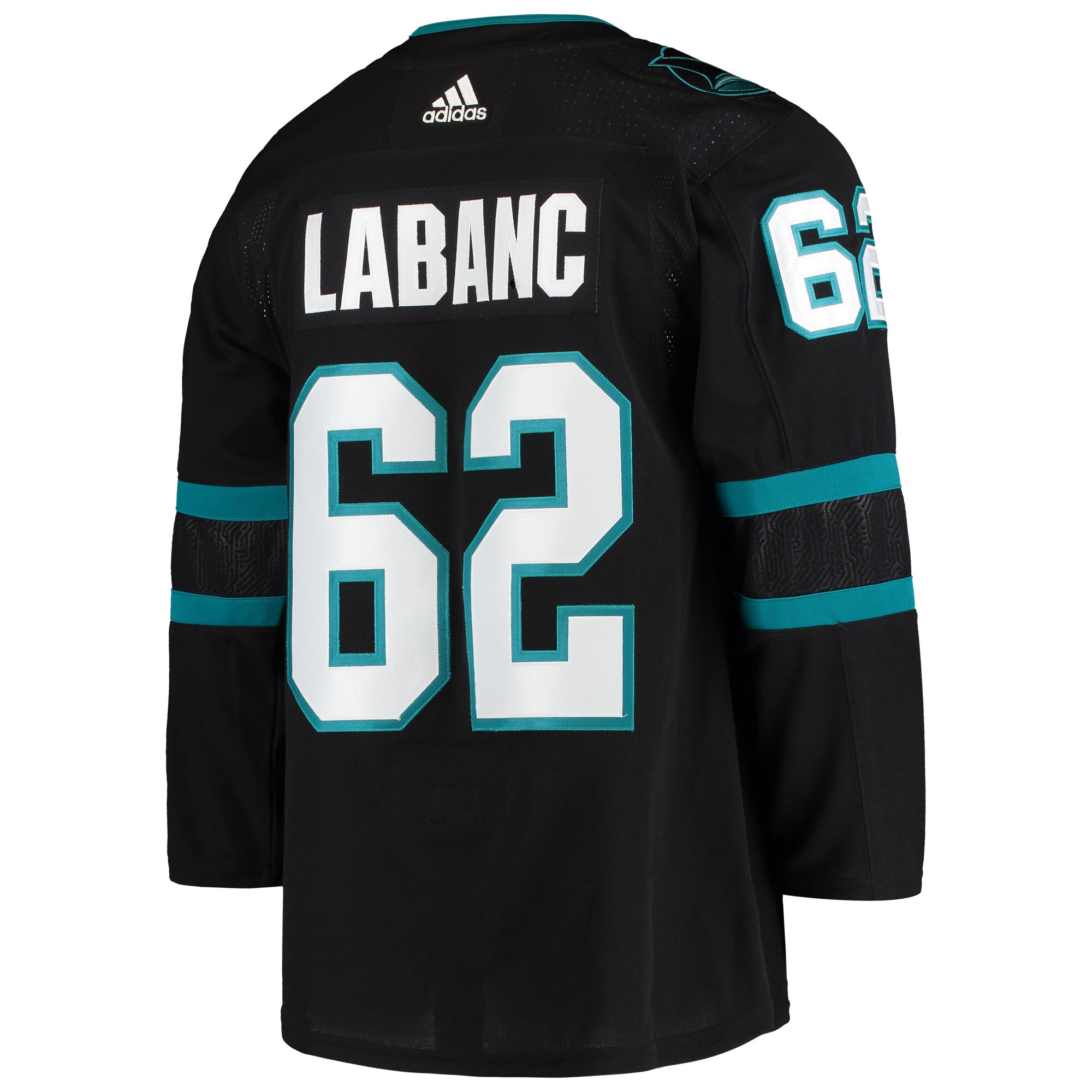 Kevin Labanc San Jose Sharks adidas Alternate Authentic Jersey - Black - vstockx