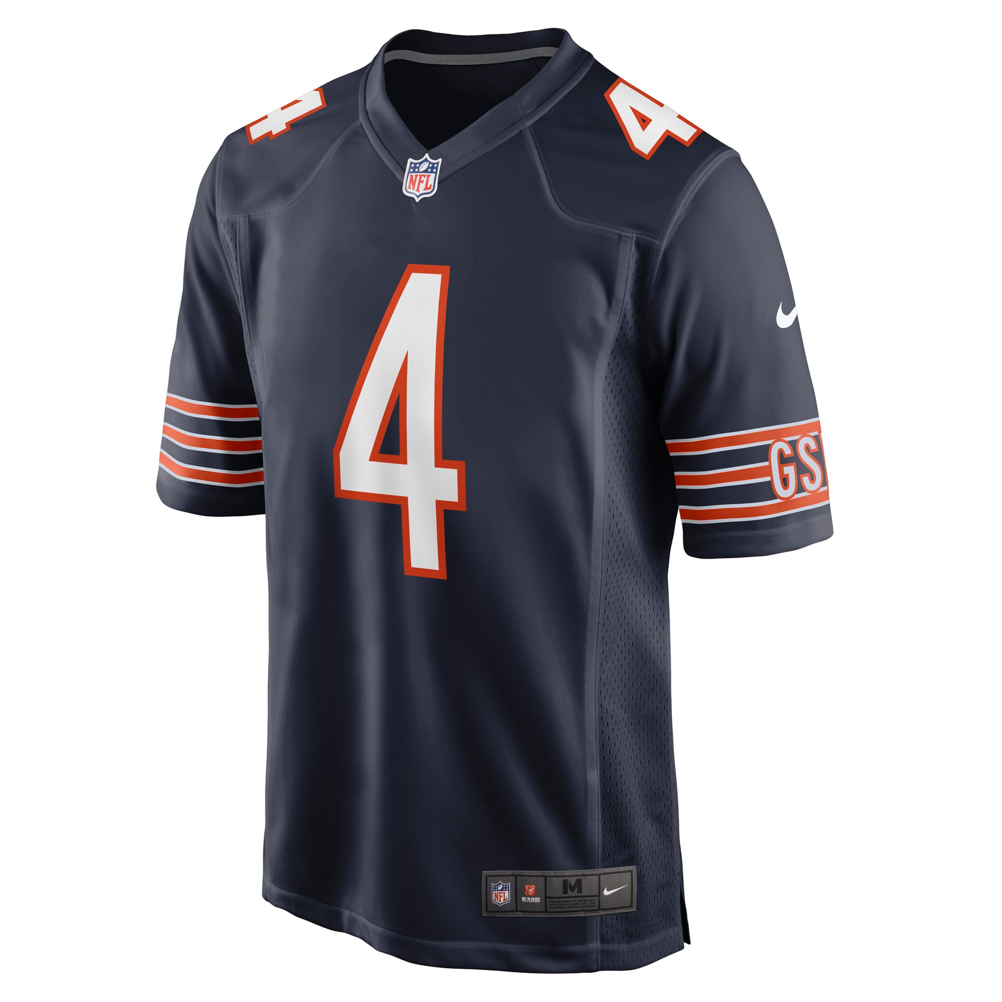 Eddie Jackson Chicago Bears Nike Game Player Jersey - Navy - vstockx