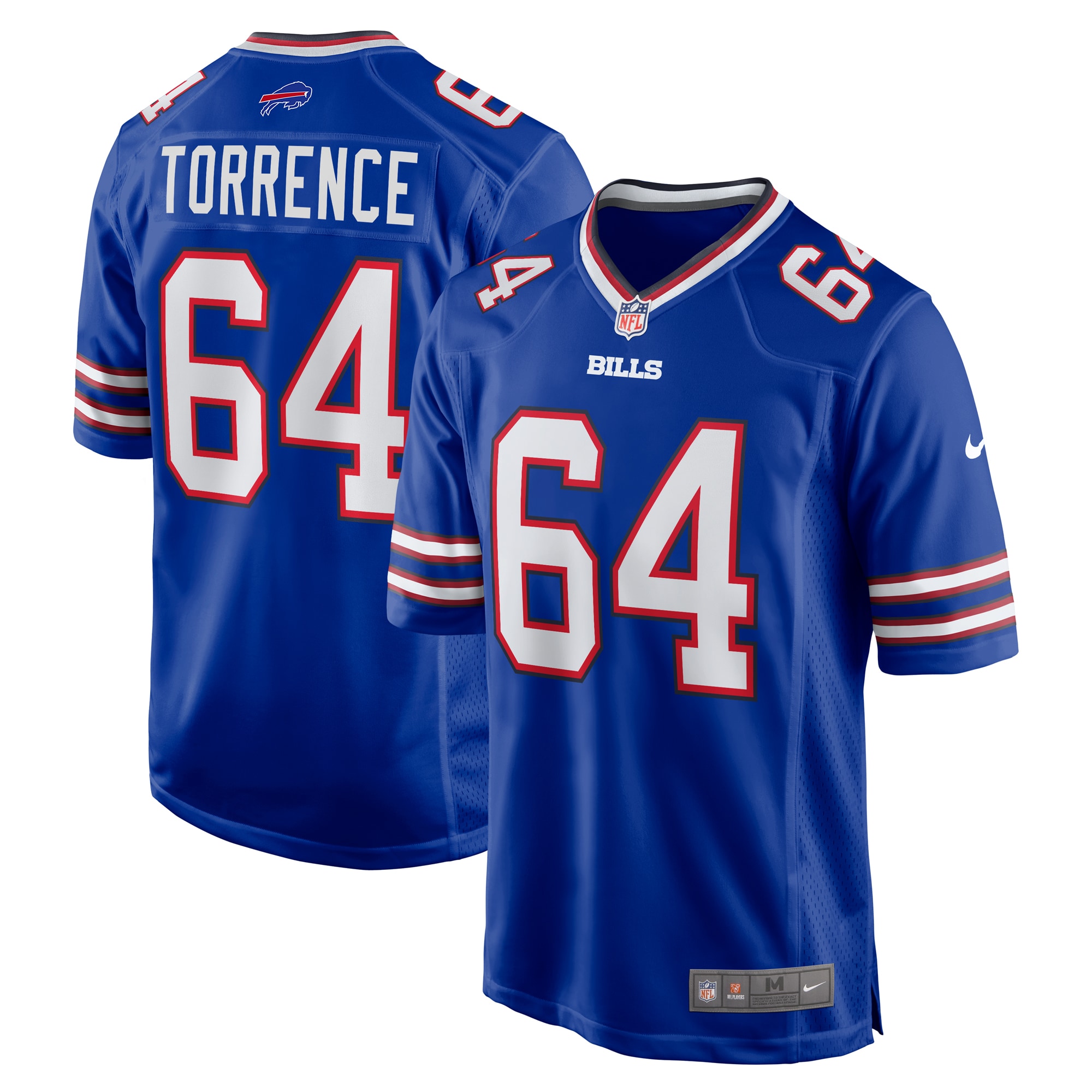 O'Cyrus Torrence Buffalo Bills Nike Home Game Jersey - Royal - vstockx