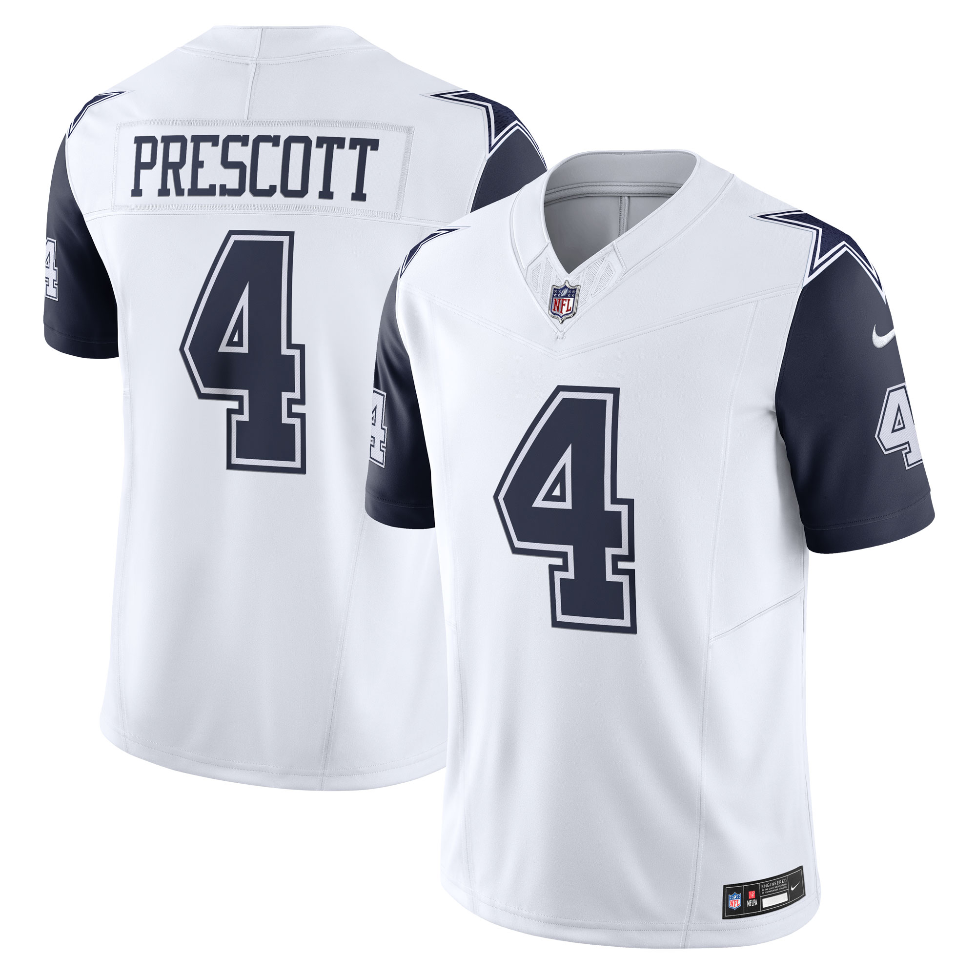 Dak Prescott Dallas Cowboys Nike Vapor F.U.S.E. Limited Jersey - White - vstockx