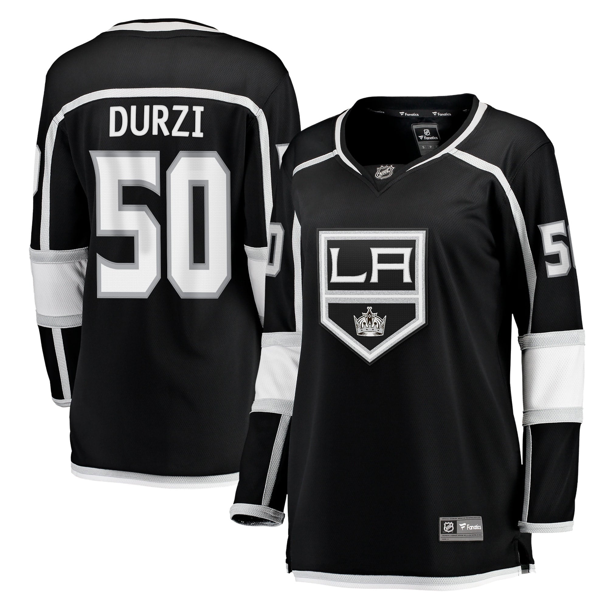 Women's Fanatics Branded Sean Durzi Black Los Angeles Kings Home Breakaway Player Jersey - vstockx